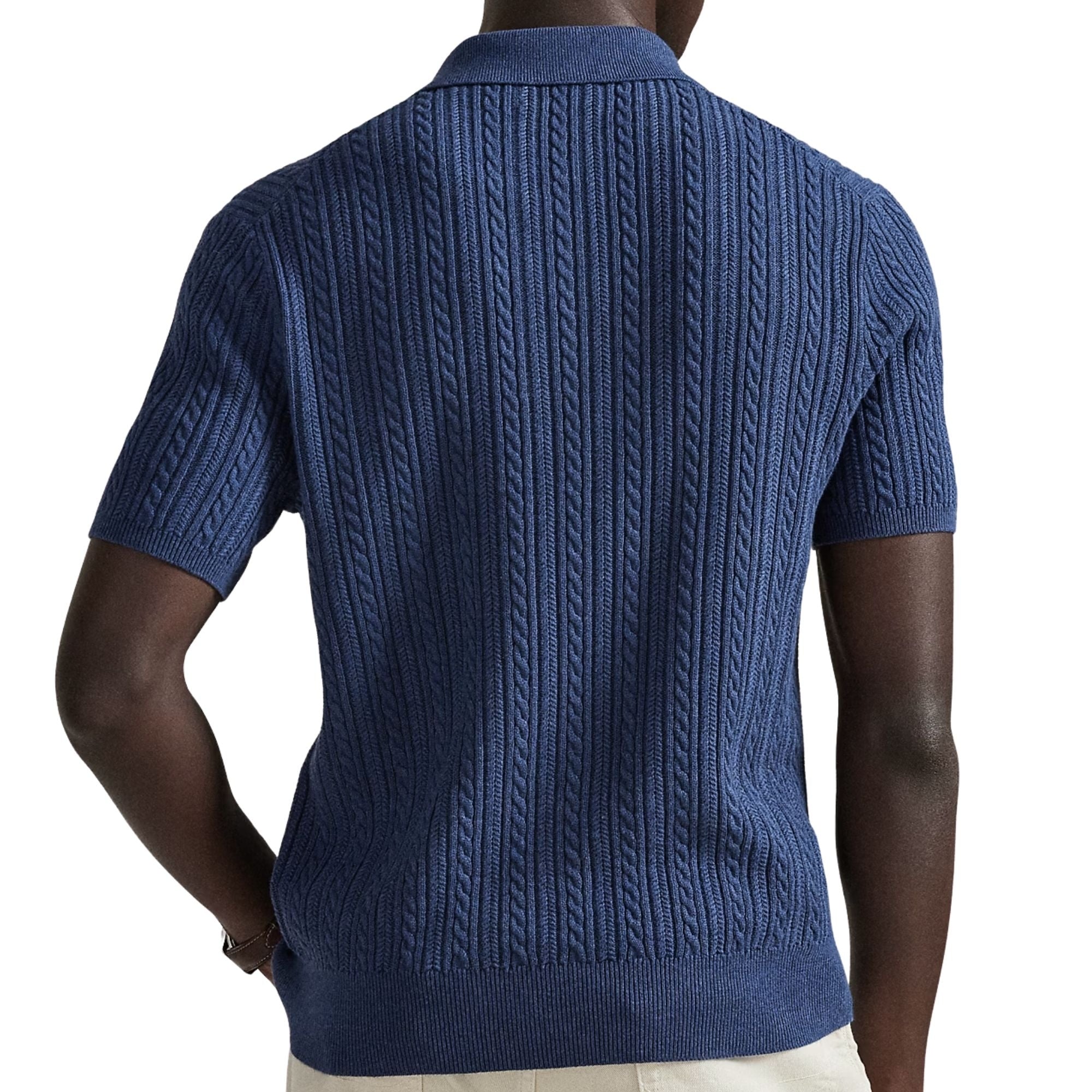 Knitted Polo - Navy