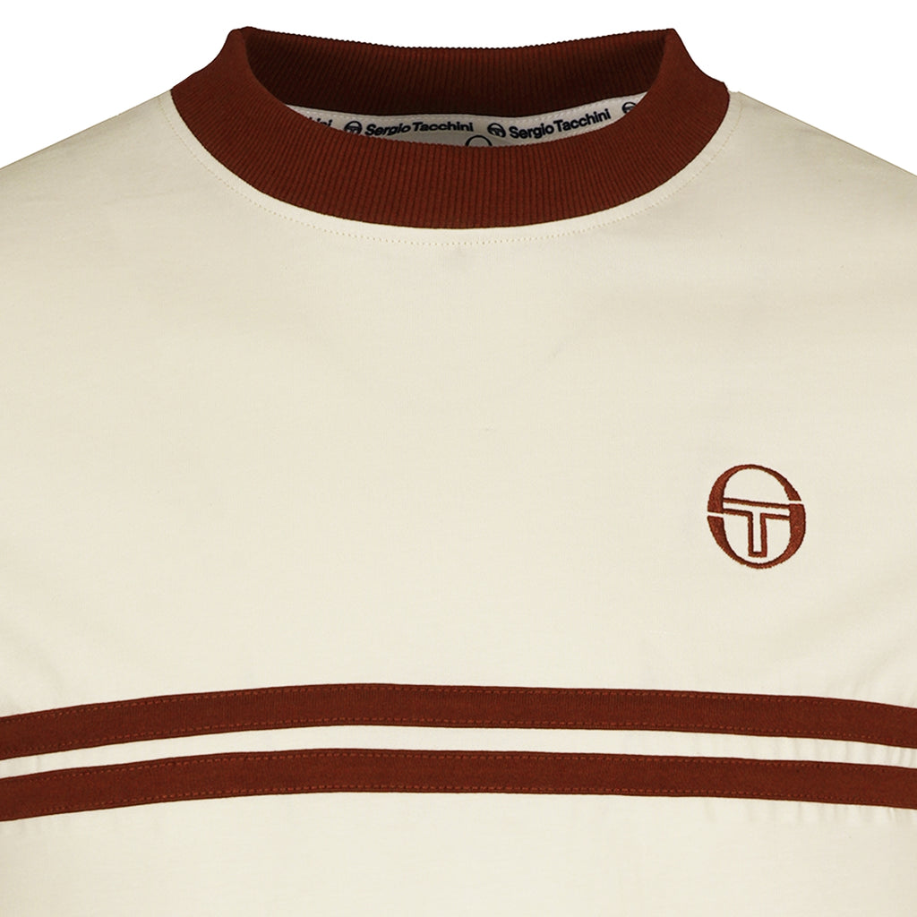 Sergio Tacchini x Stuarts x Stuarts Supermac T-Shirt - Buttercream