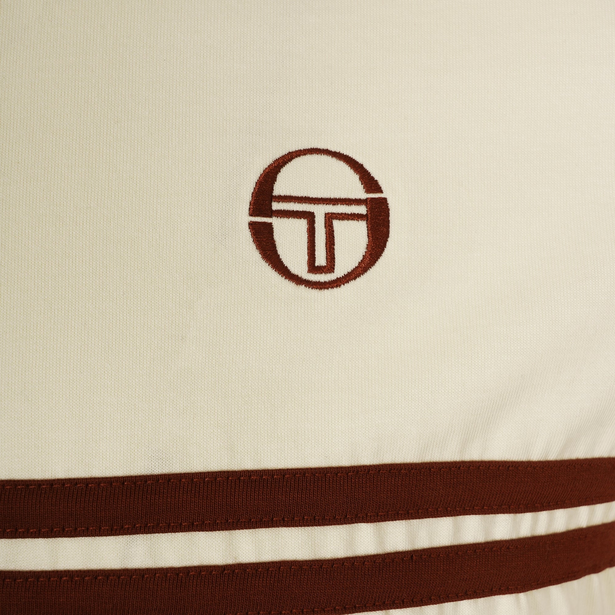 Sergio Tacchini x Stuarts x Stuarts Supermac T-Shirt - Buttercream