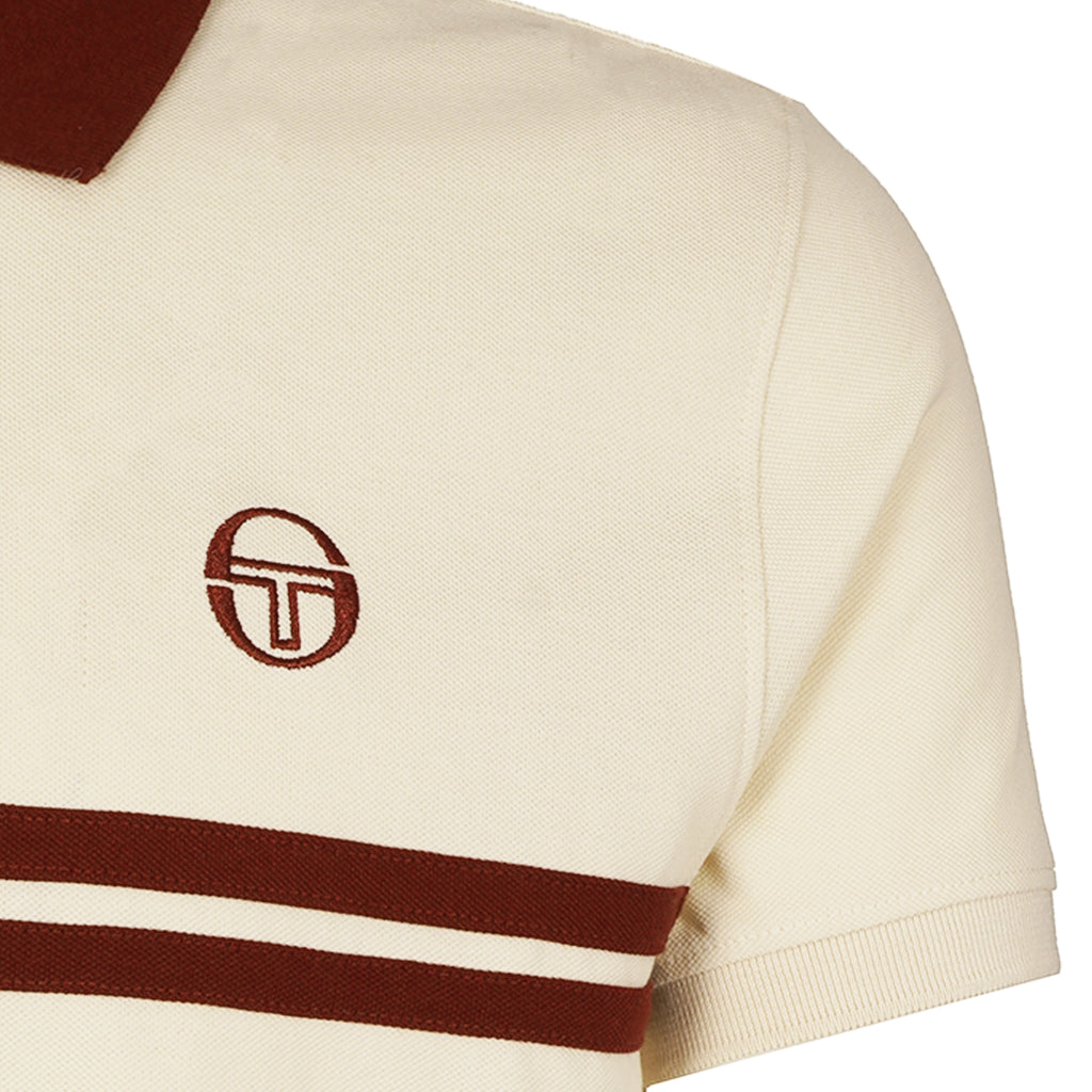 Sergio Tacchini x Stuarts x Stuarts Supermac Polo Shirt - Buttercream