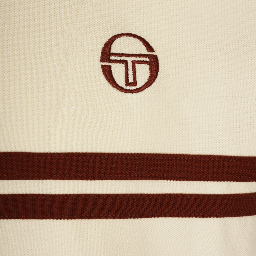 Sergio Tacchini x Stuarts x Stuarts Supermac Polo Shirt - Buttercream