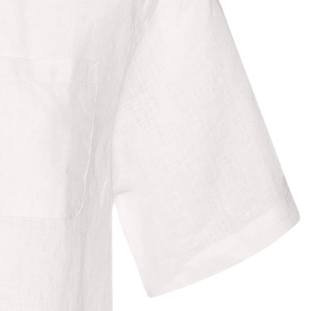 Colorful Standard Linen Short Sleeve Shirt - Optical White