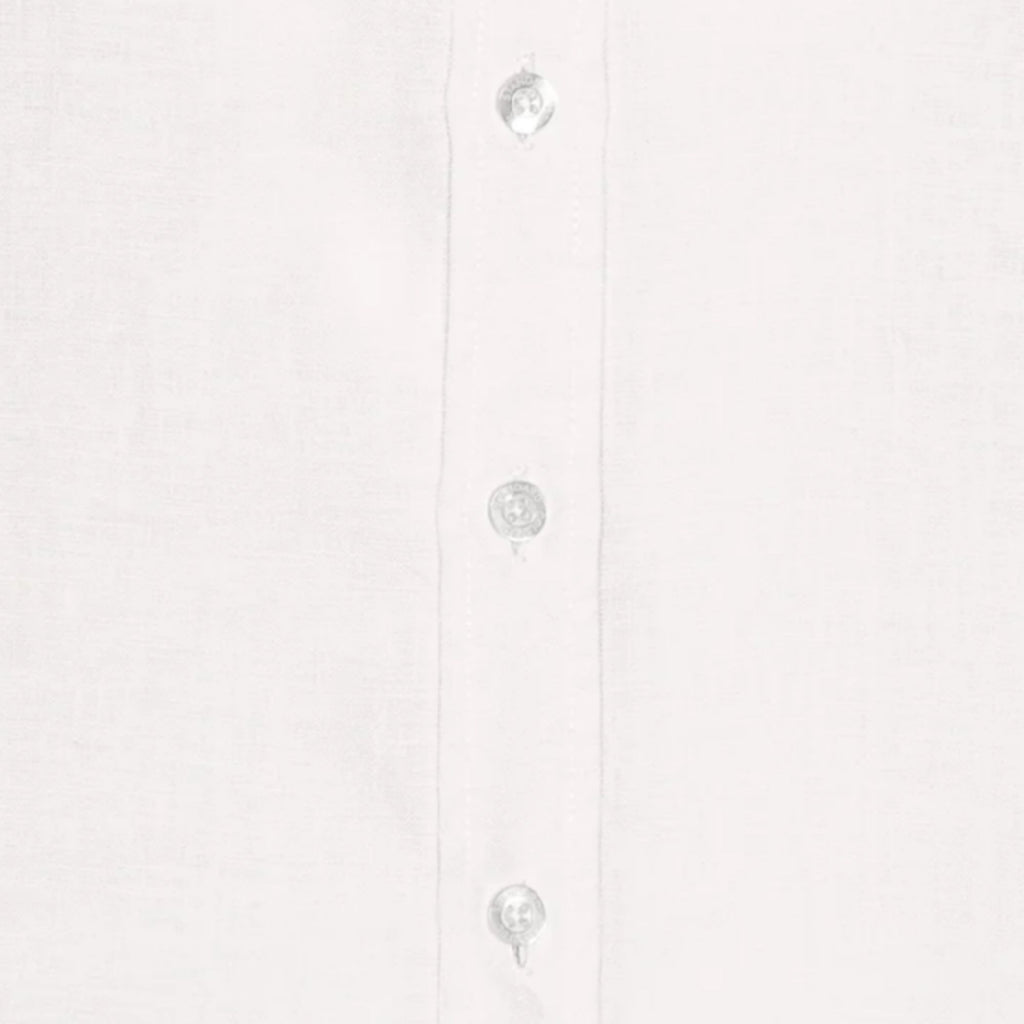 Colorful Standard Linen Short Sleeve Shirt - Optical White
