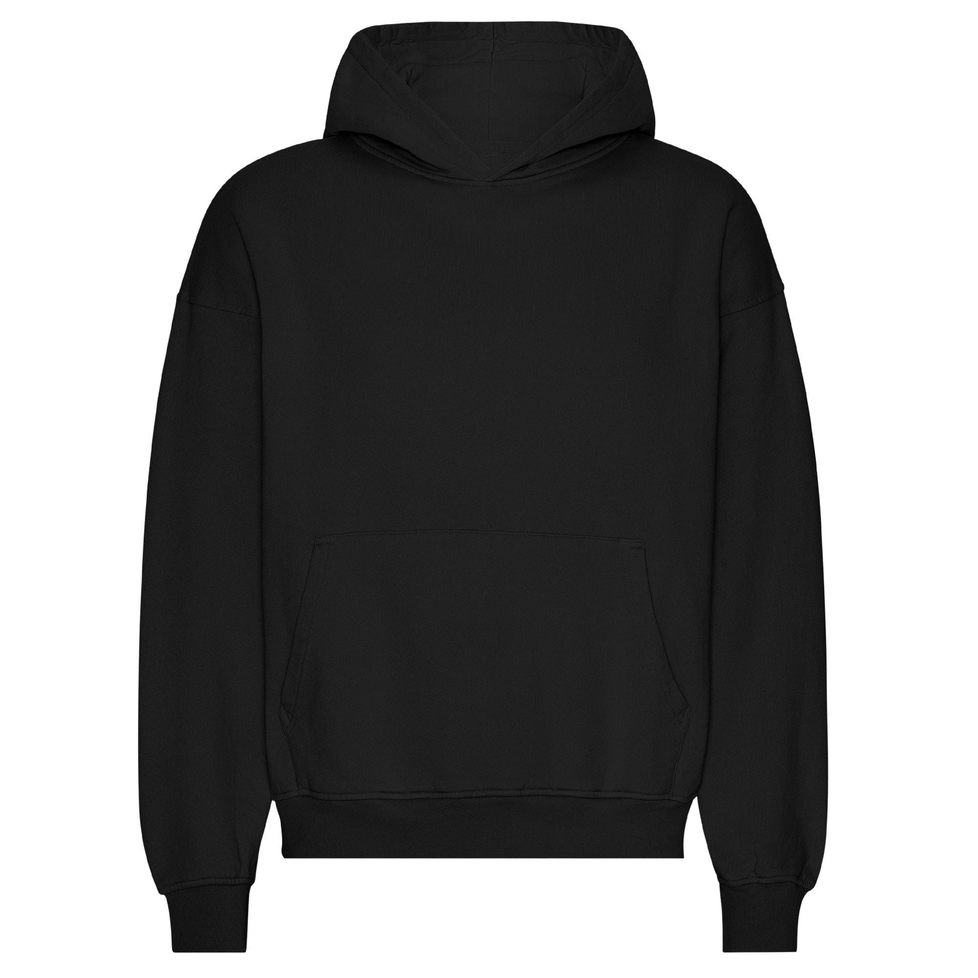 Organic Oversized Hood - Deep Black