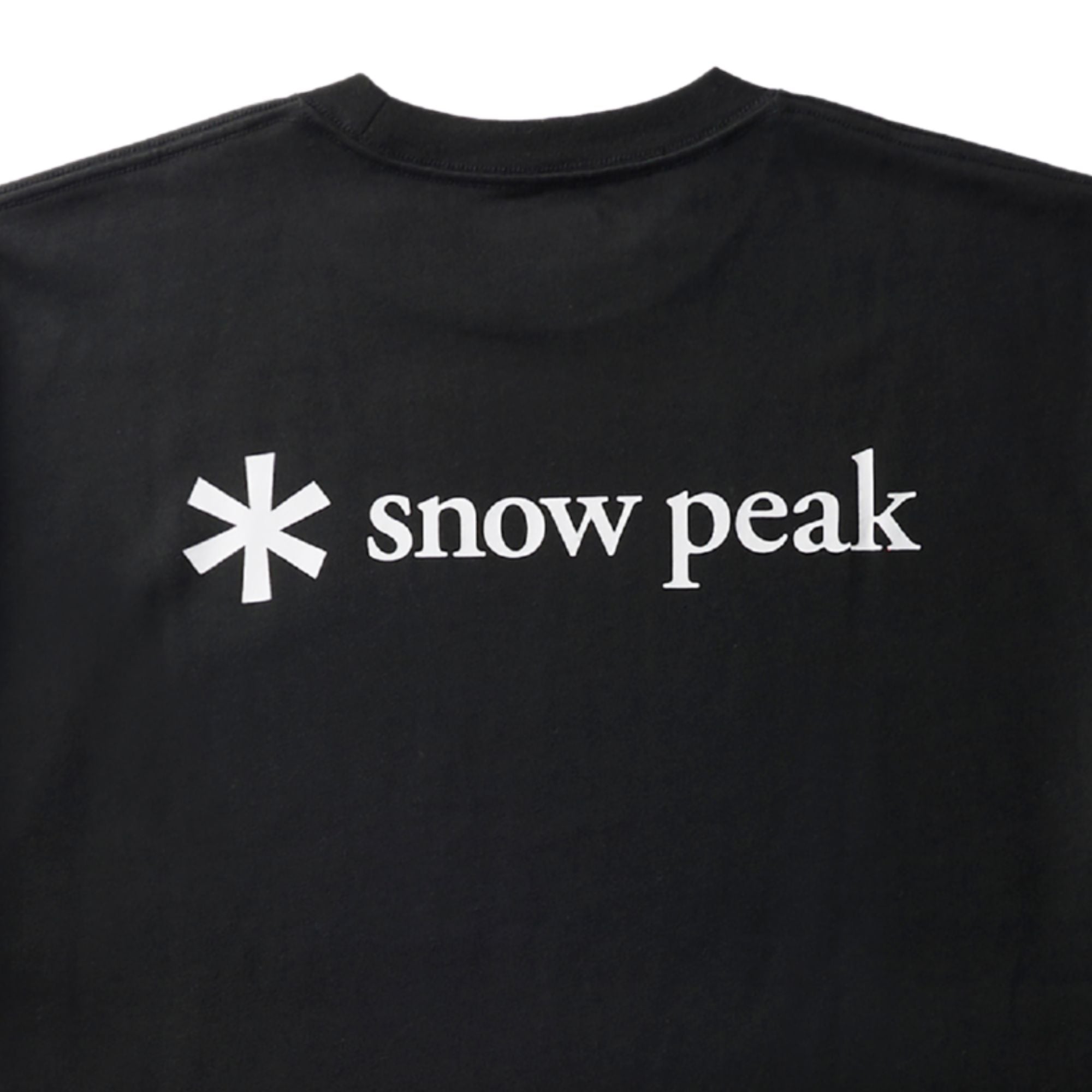 Back Printed Logo T-Shirt - Black