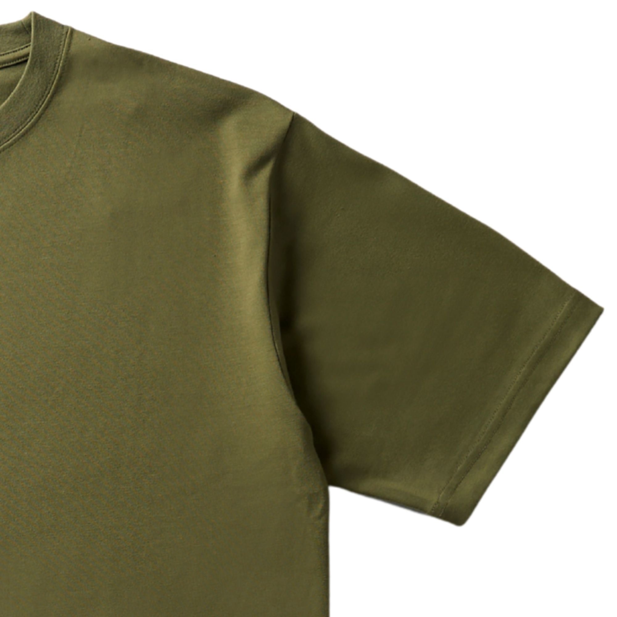 Back Printed Logo T-Shirt - Olive