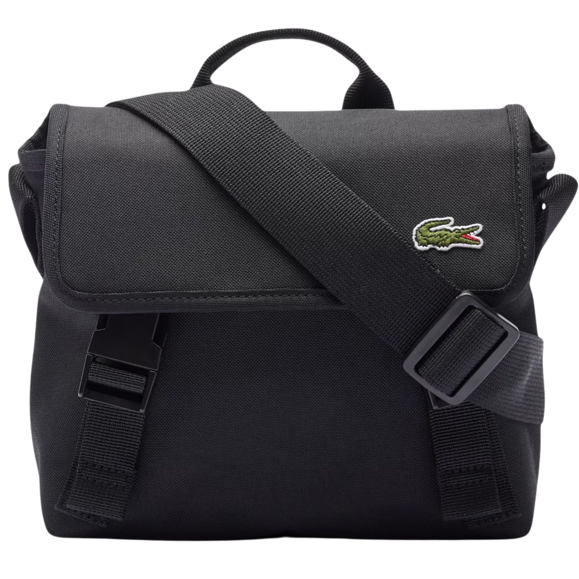 Lacoste Neocroc Messenger Bag - Black