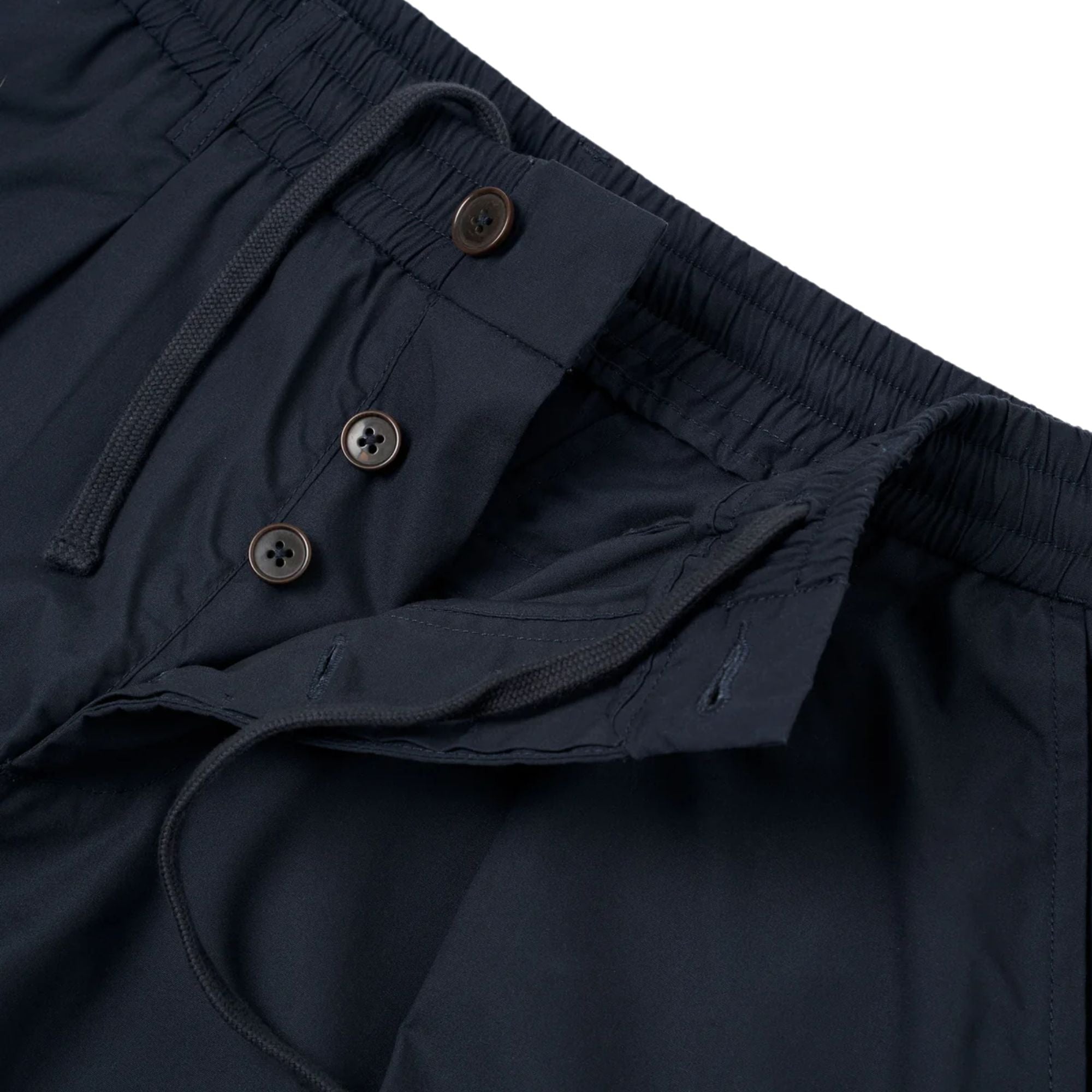 Pleated Track Pant - Navy