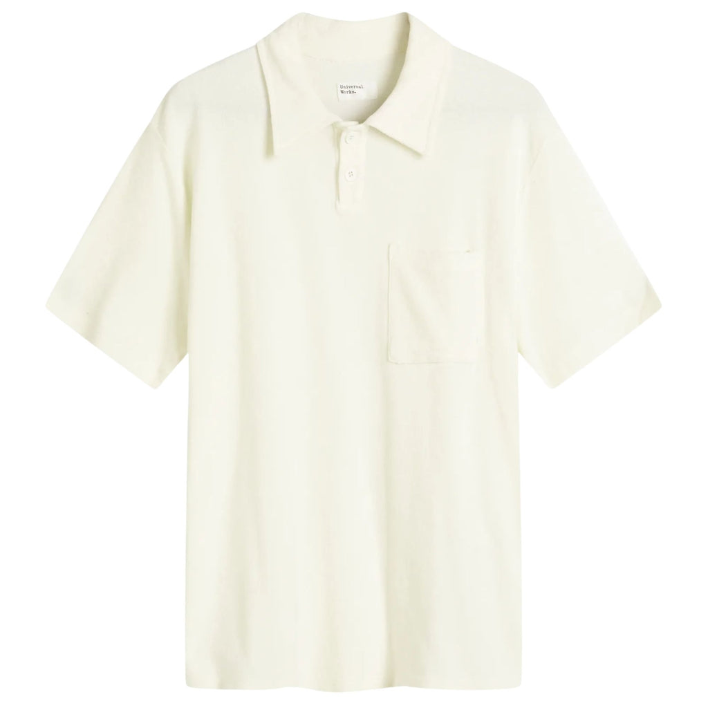 Universal Works Newlyn Terry Polo - Ecru