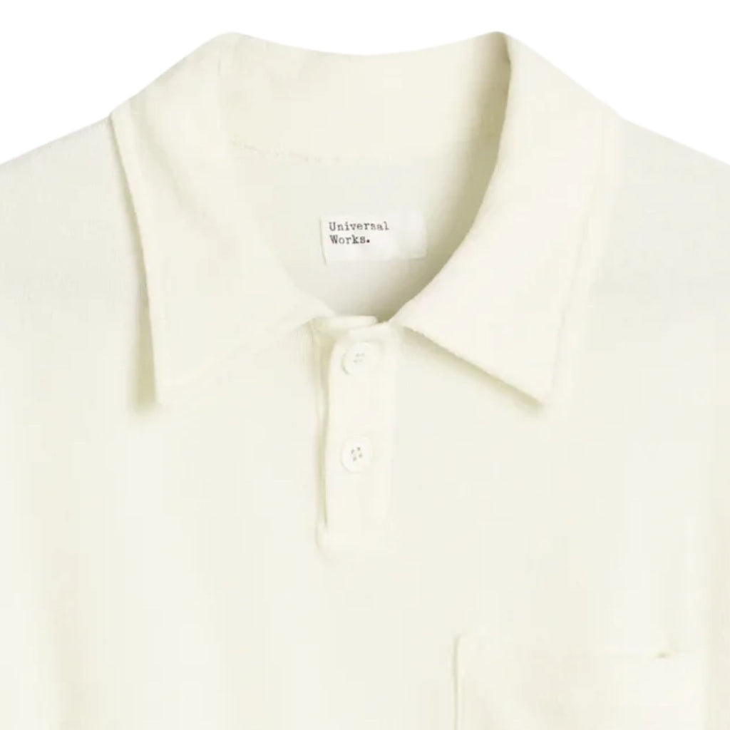 Universal Works Newlyn Terry Polo - Ecru