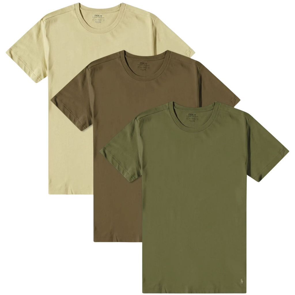 Polo Ralph Lauren Crewneck 3-Pack T-Shirts - Multi