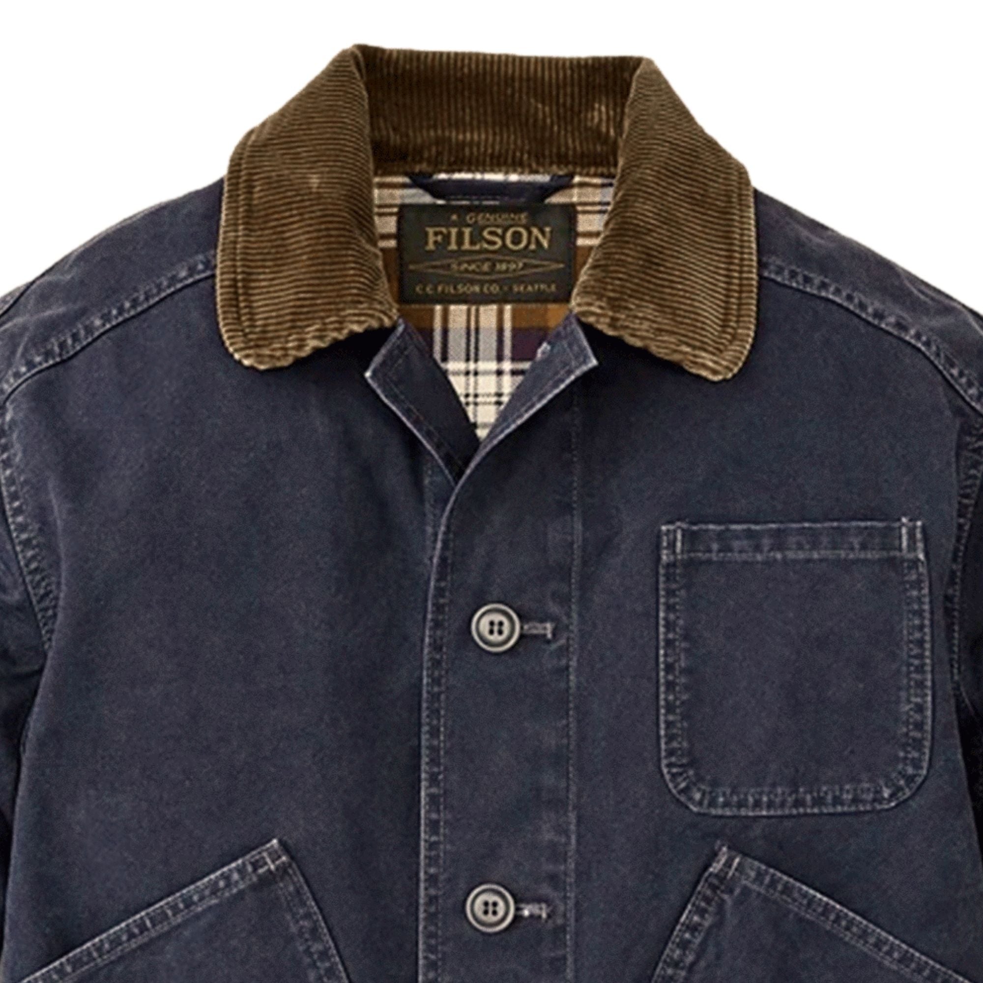 Filson Canvas Outfitter Jacket - Blue