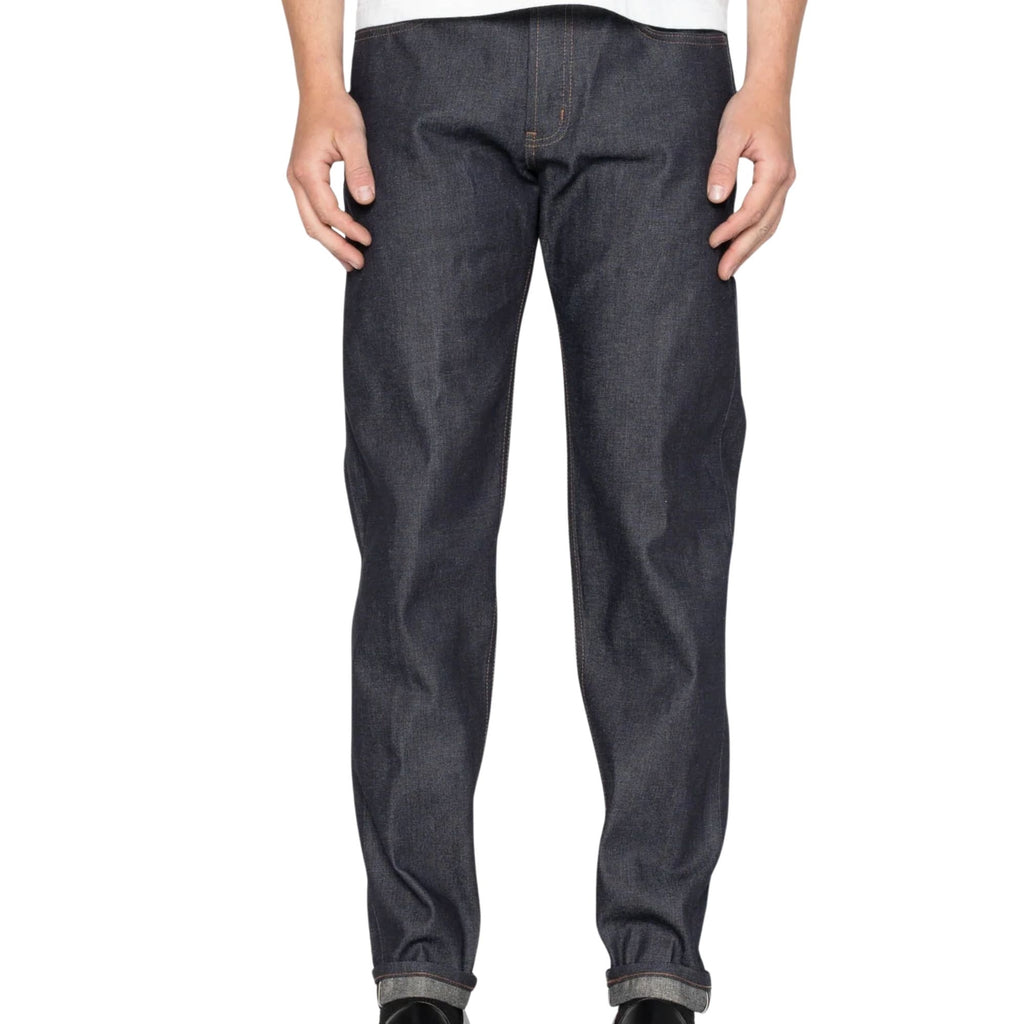 Naked and Famous Denim Easy Guy Hemp Blend Selvedge - Indigo