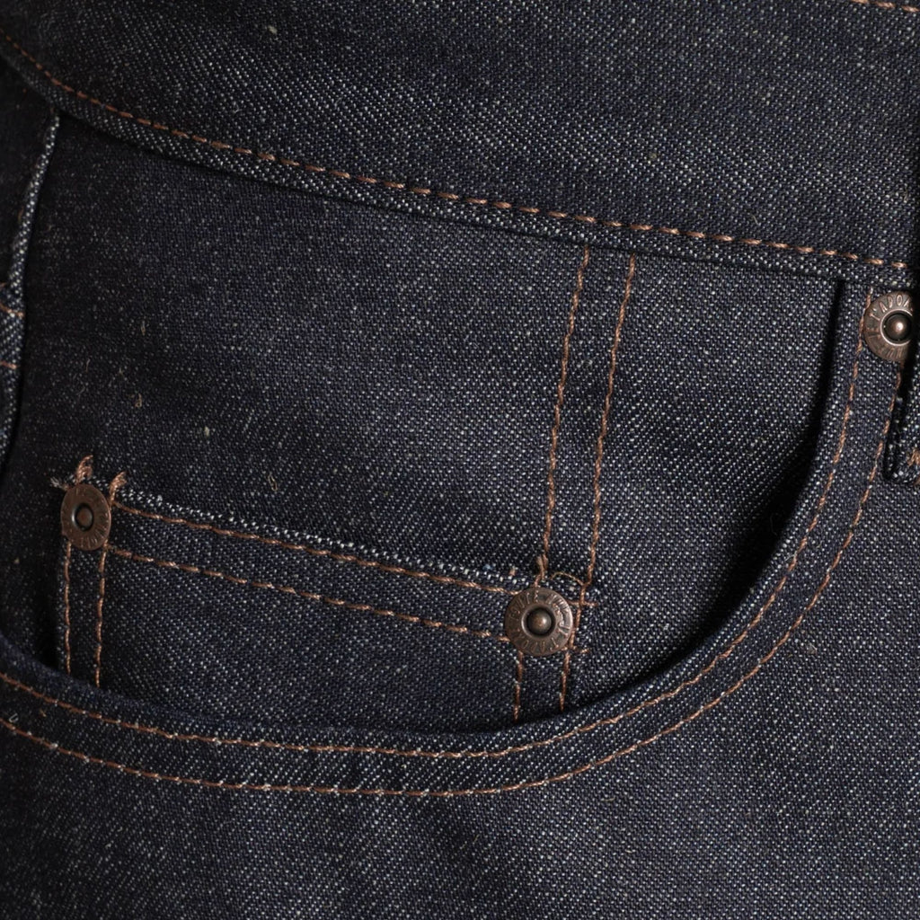 Naked and Famous Denim Easy Guy Hemp Blend Selvedge - Indigo