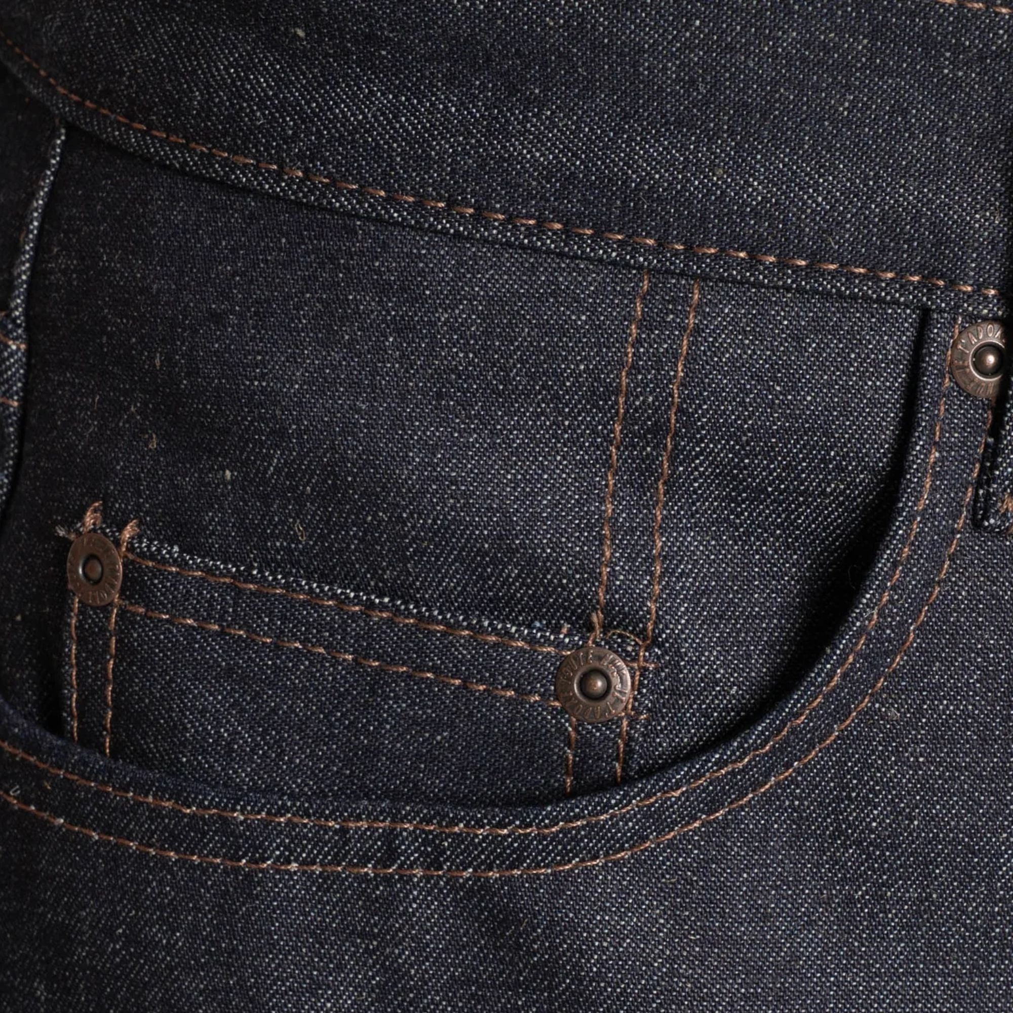 Naked and Famous Denim Easy Guy Hemp Blend Selvedge - Indigo