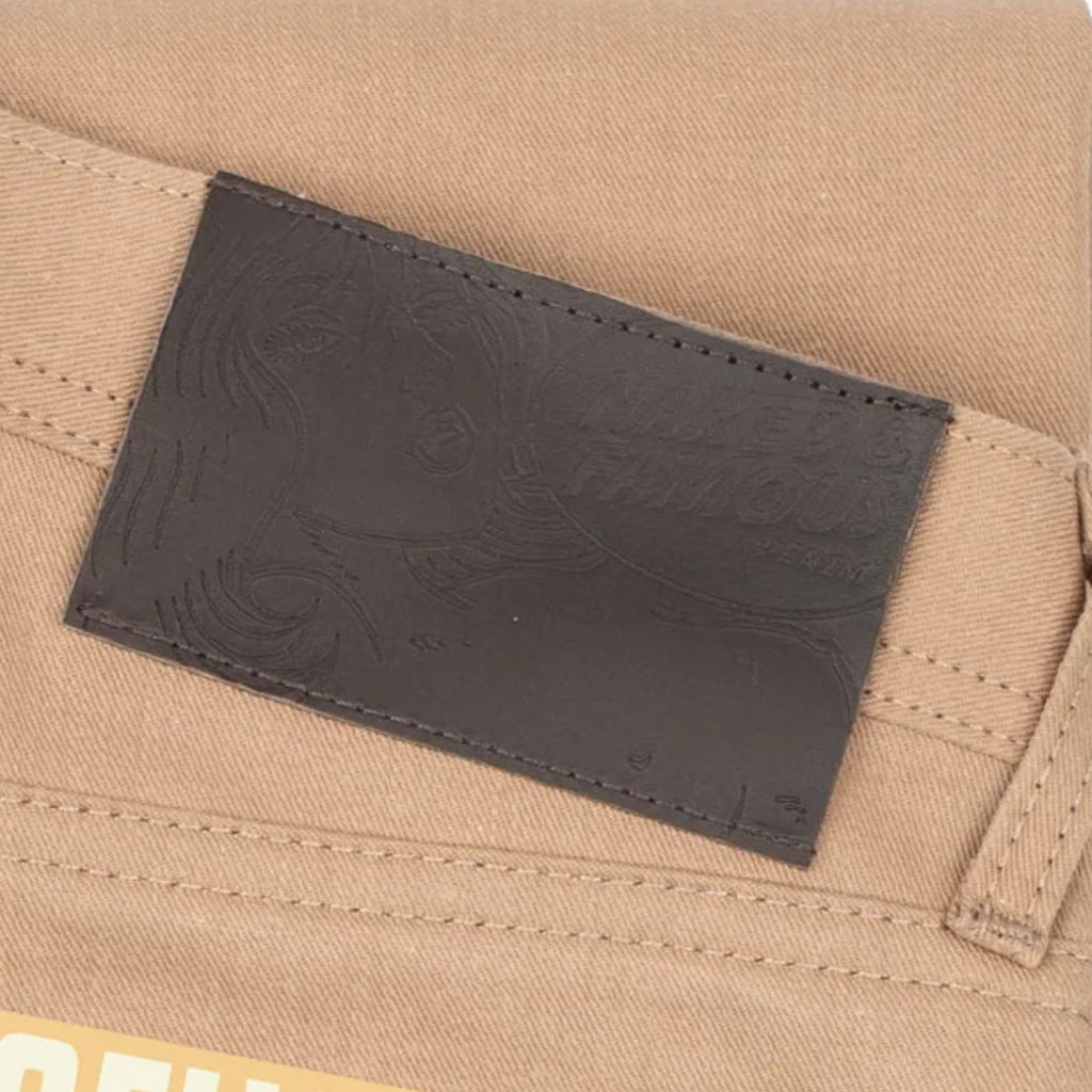 Naked and Famous Denim Weird Guy Selvedge Slack - Beige