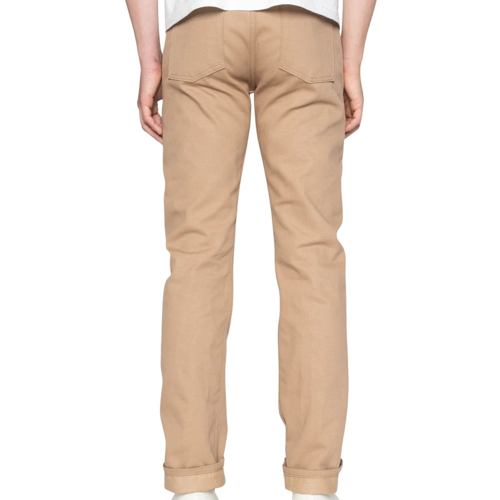 Naked and Famous Denim Weird Guy Selvedge Slack - Beige