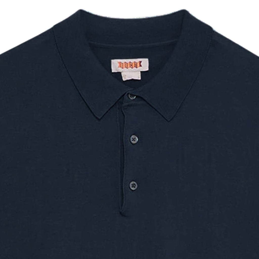Baracuta Short Sleeve Polo - Deep Blue