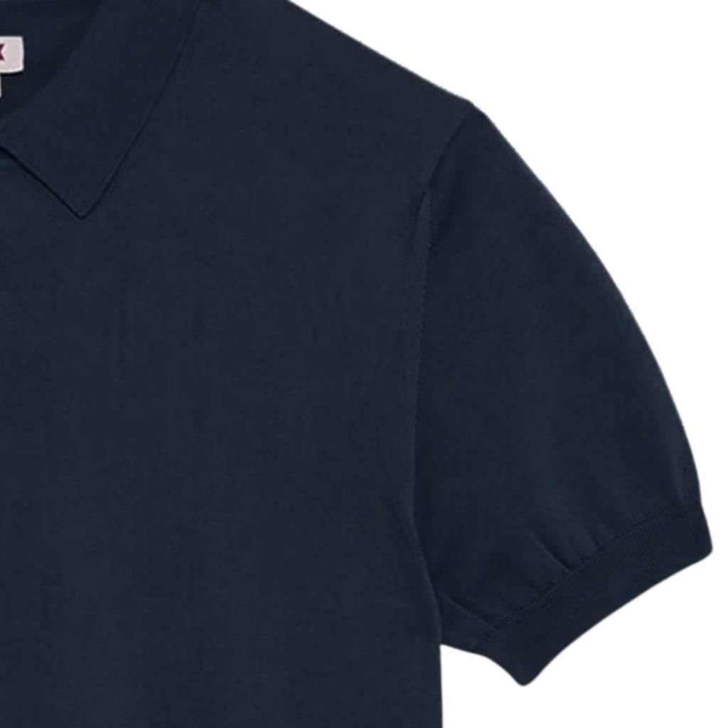 Baracuta Short Sleeve Polo - Deep Blue