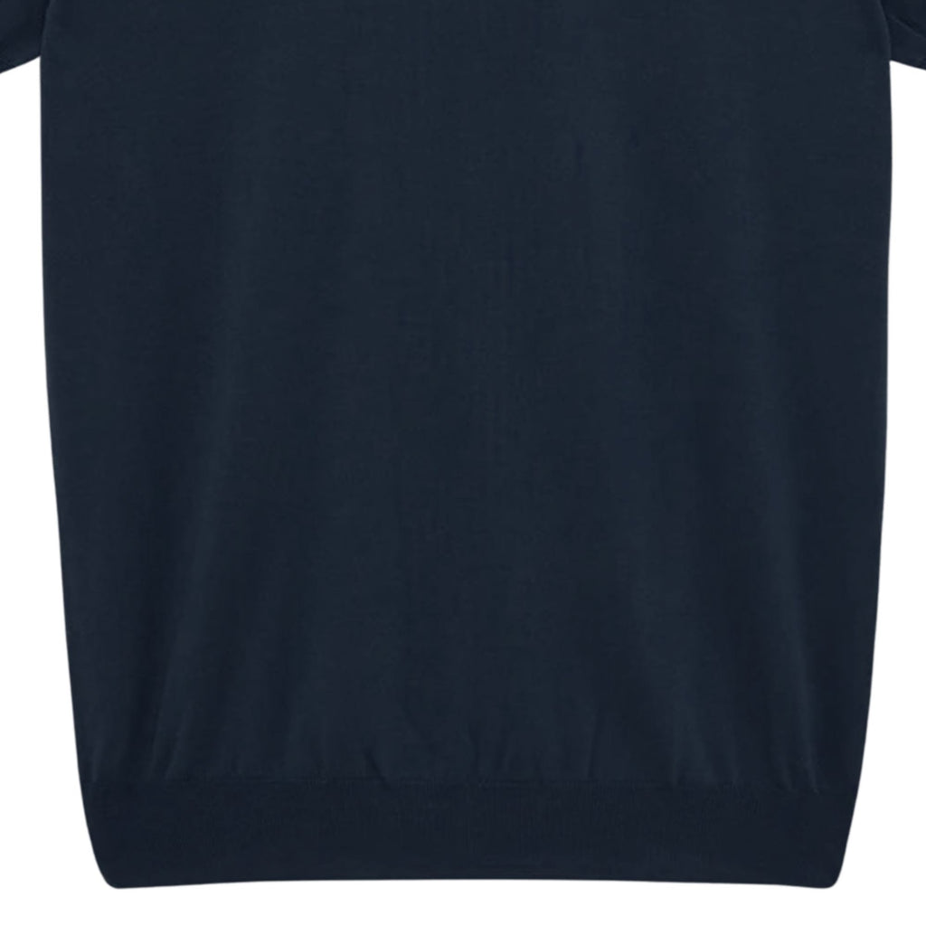 Baracuta Short Sleeve Polo - Deep Blue
