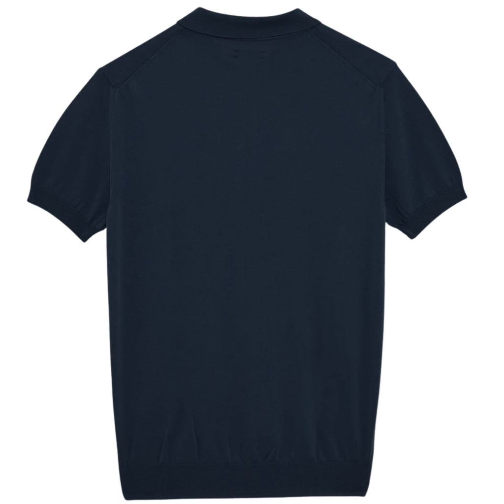 Baracuta Short Sleeve Polo - Deep Blue