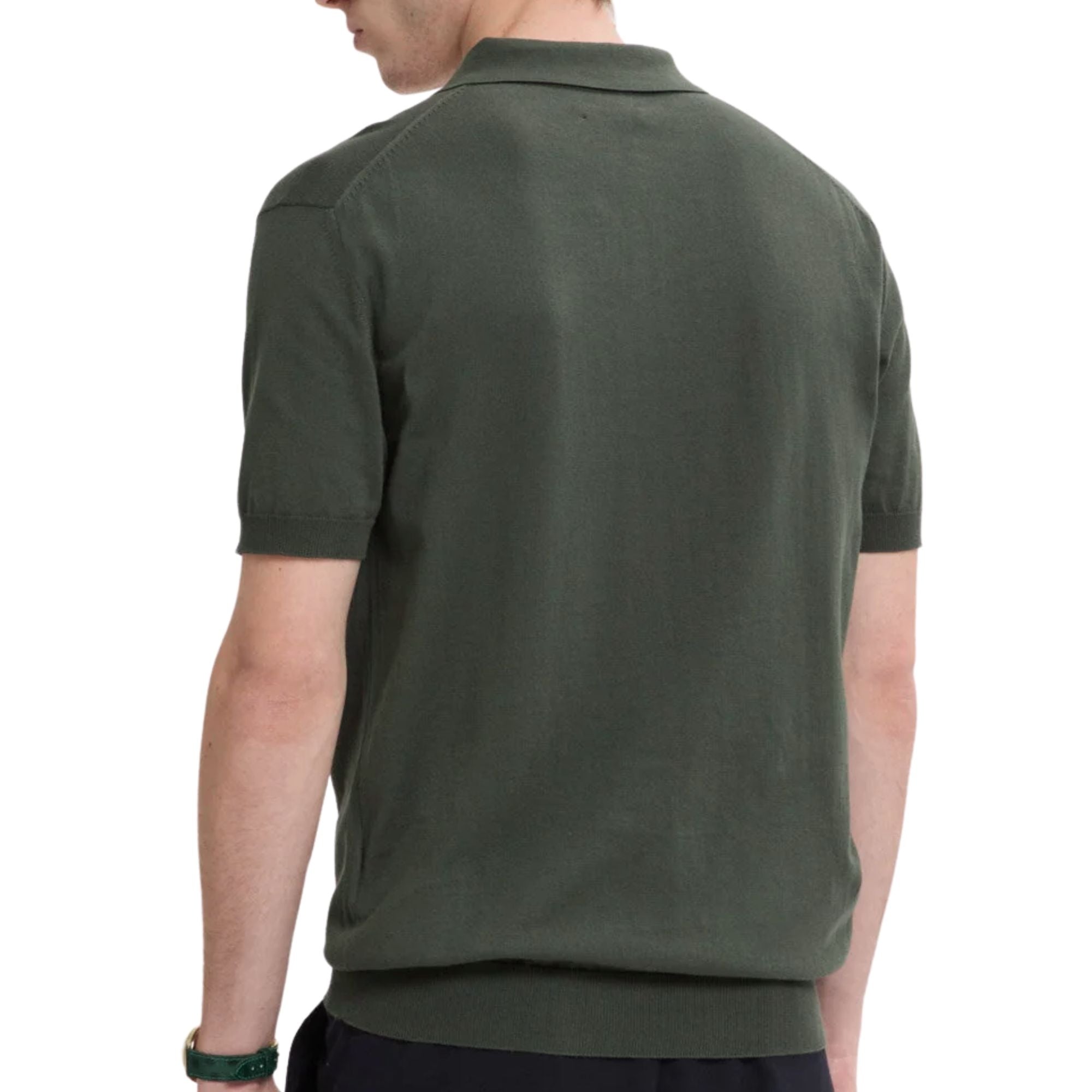 Short Sleeve Polo - Deep Olive