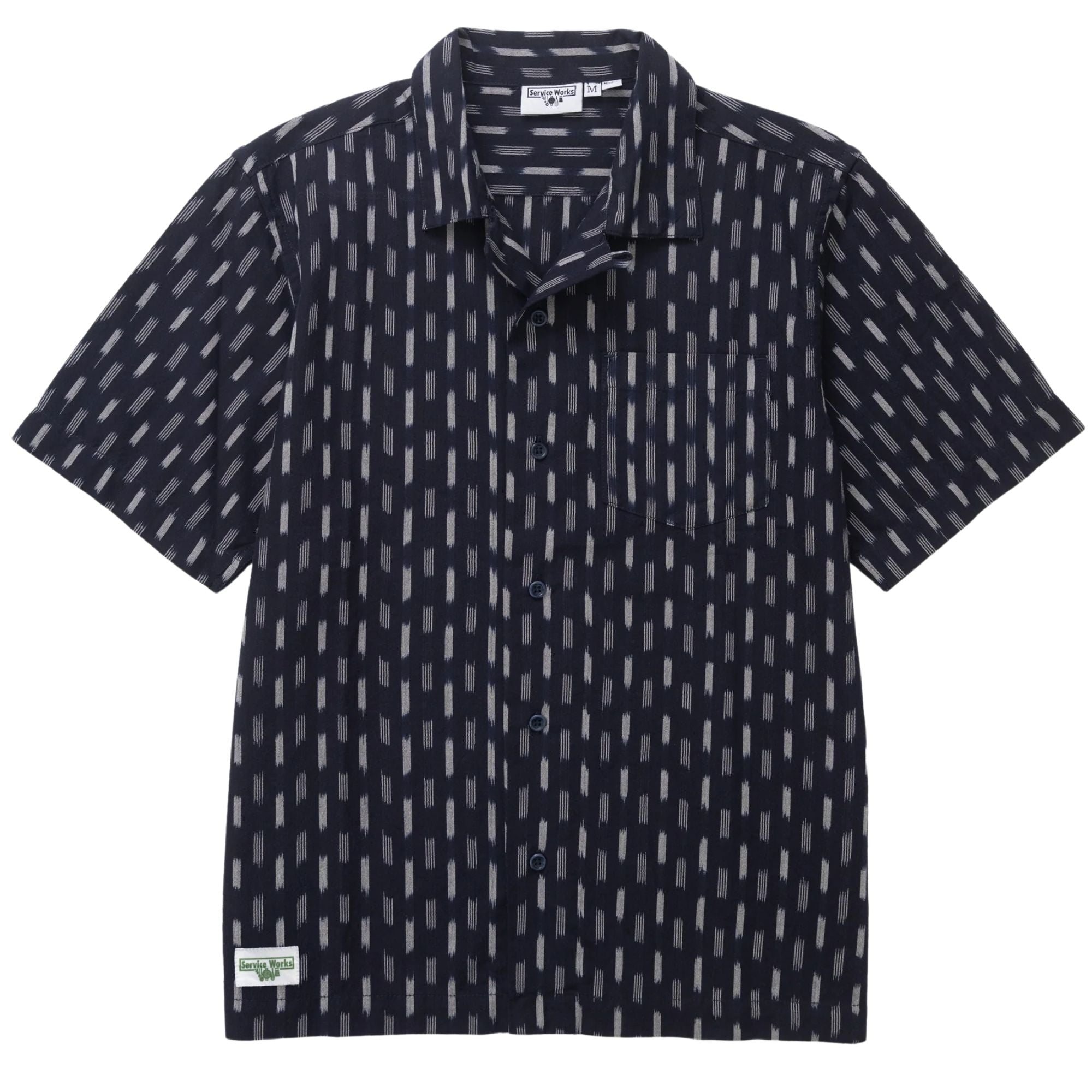Ikat Shirt - Navy