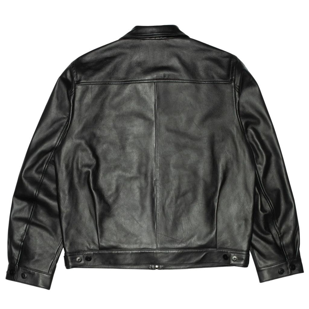 Nudie Jeans Blake Zip Leather Jacket - Black