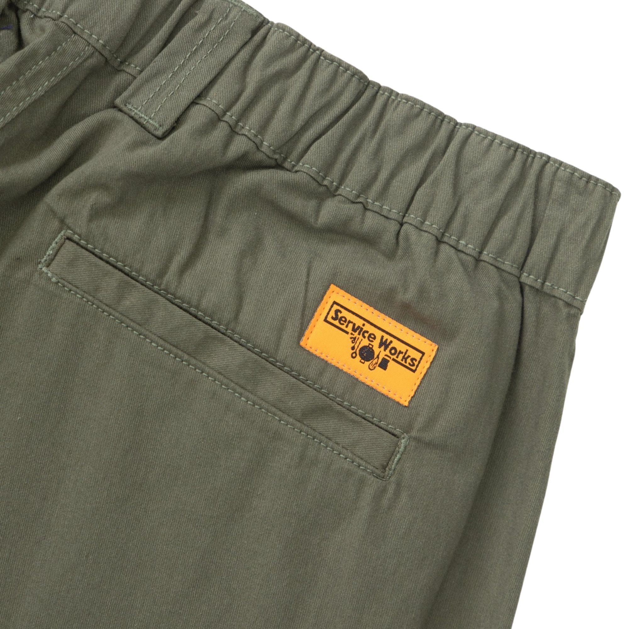 Twill Waiter Pants - Olive