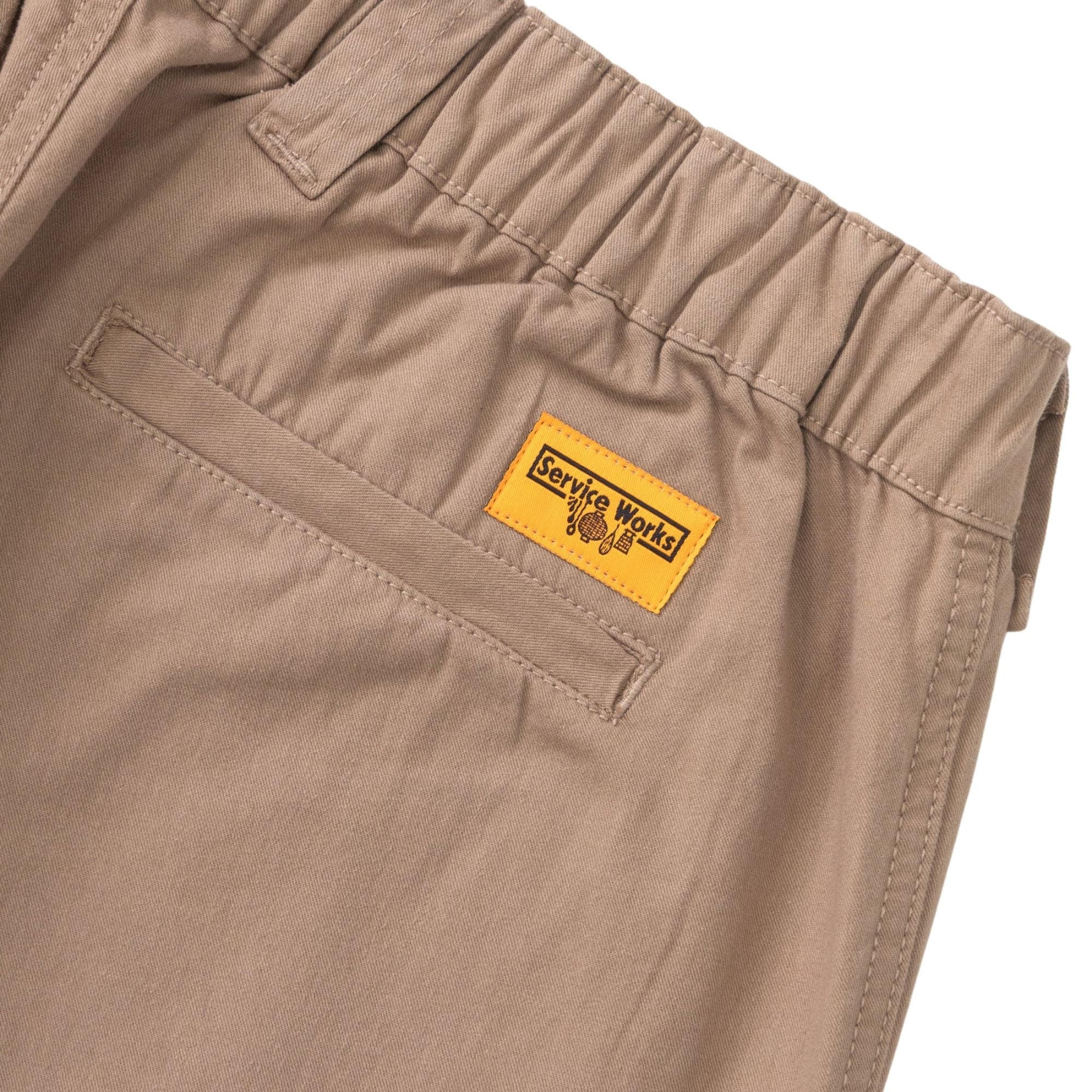 Twill Waiter Pants - Mushroom