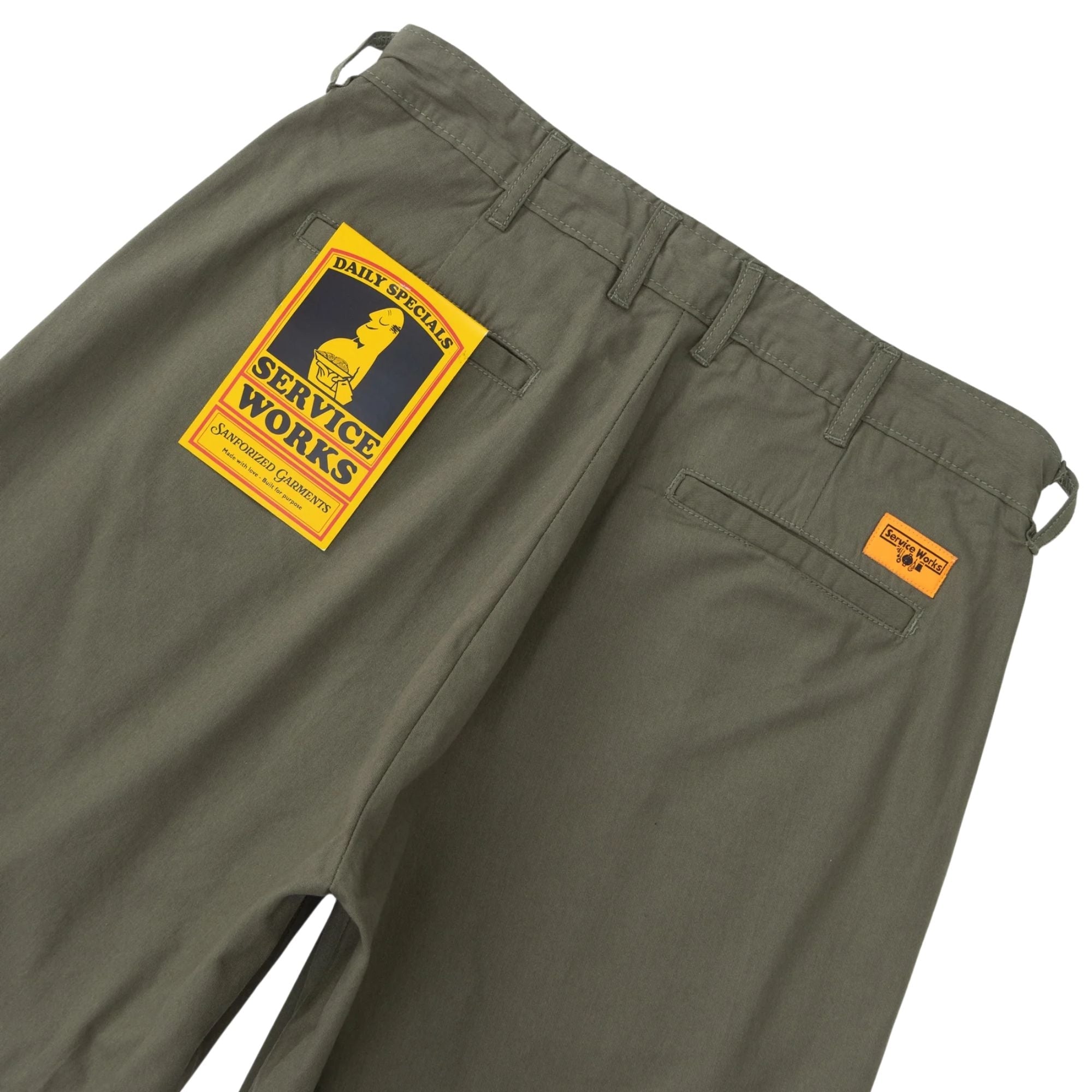 Twill Part Timer Shorts - Olive