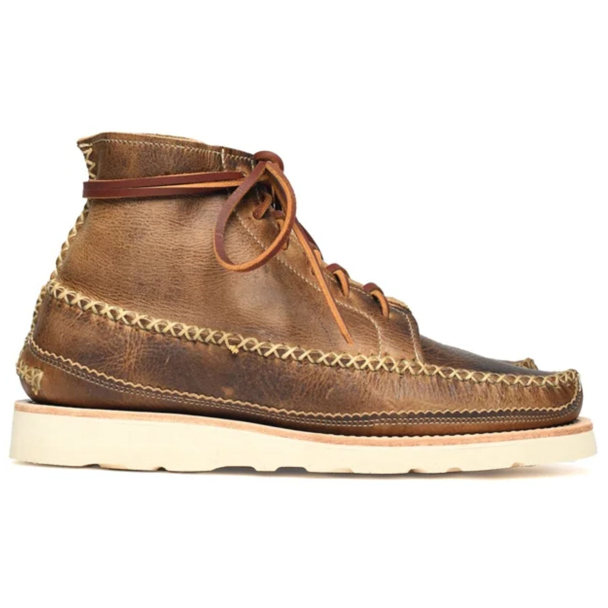 All Handsewn Maine Guide 6 Eye DB Boots - Marshland