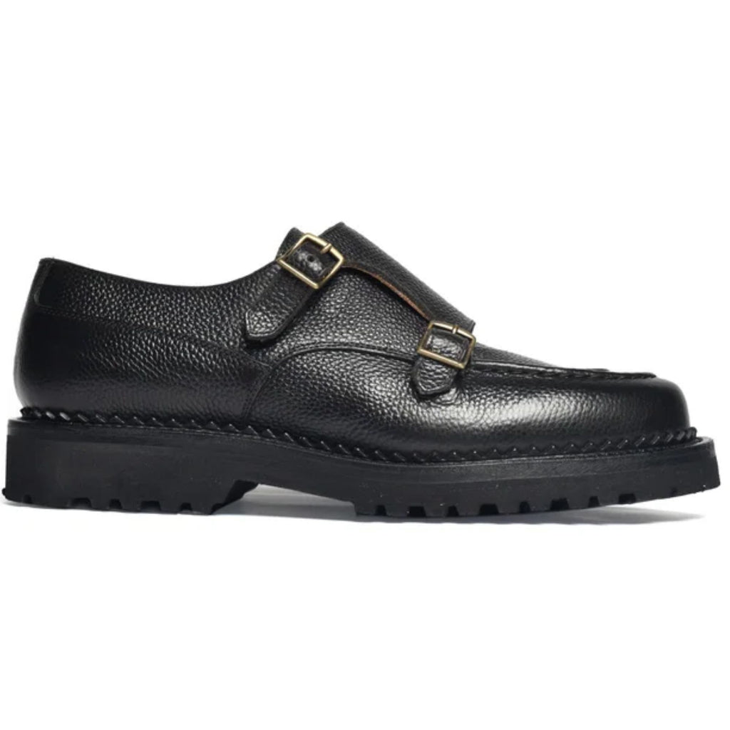 Double Monk Strap - Pale Black