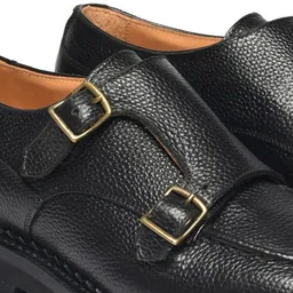 Double Monk Strap - Pale Black