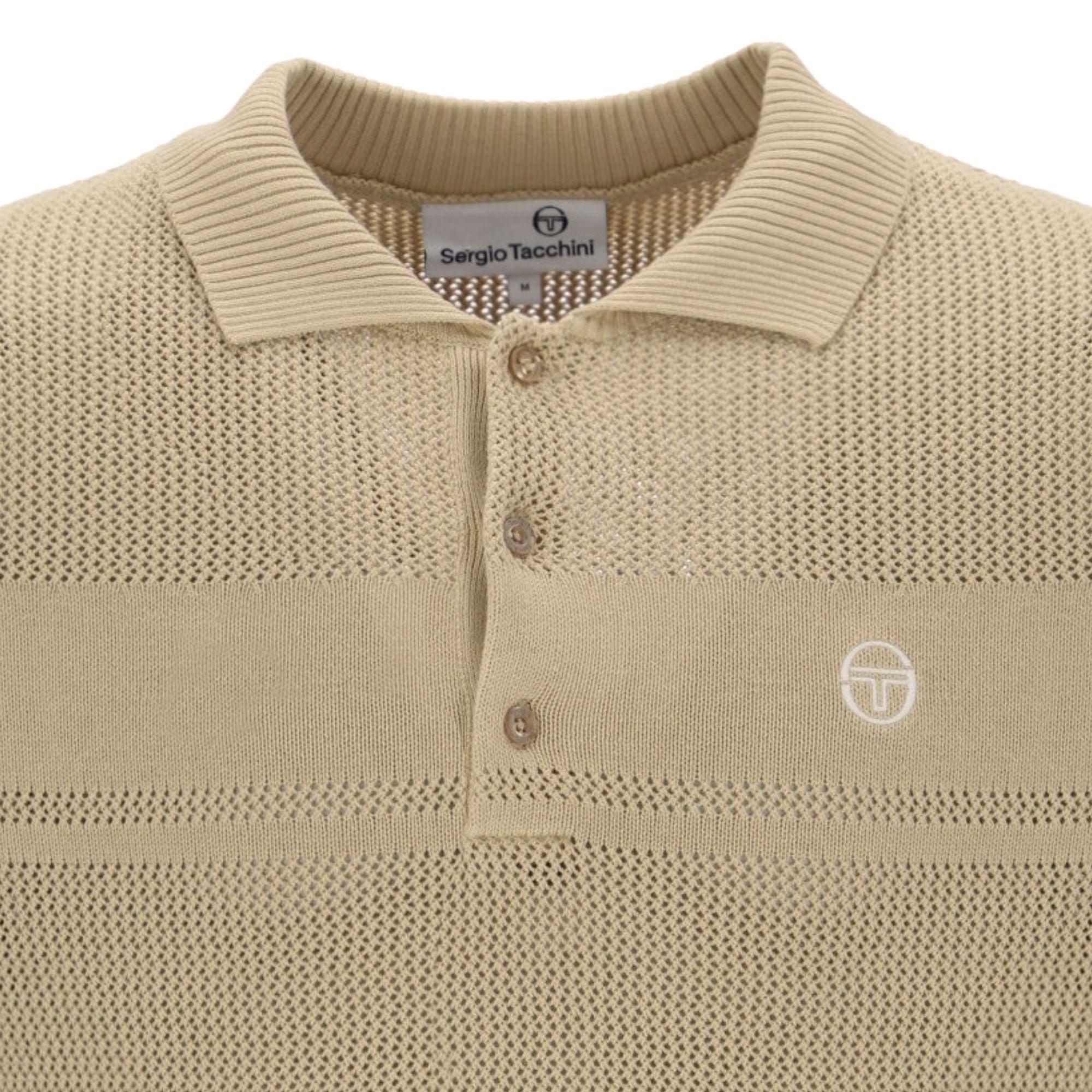 Sergio Tacchini Sabino Knit Polo Shirt - Desert