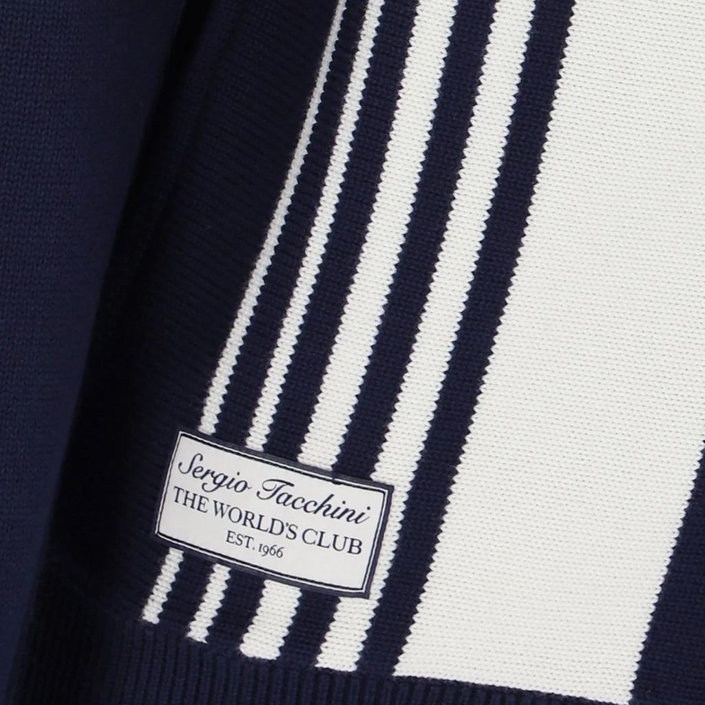 Sergio Tacchini Cipri Knit Cardigan - Maritime