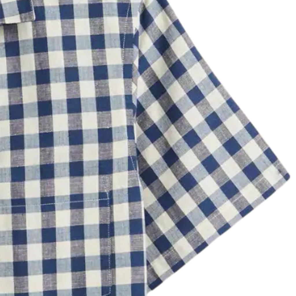 Portuguese Flannel Midwest Shirt - Navy