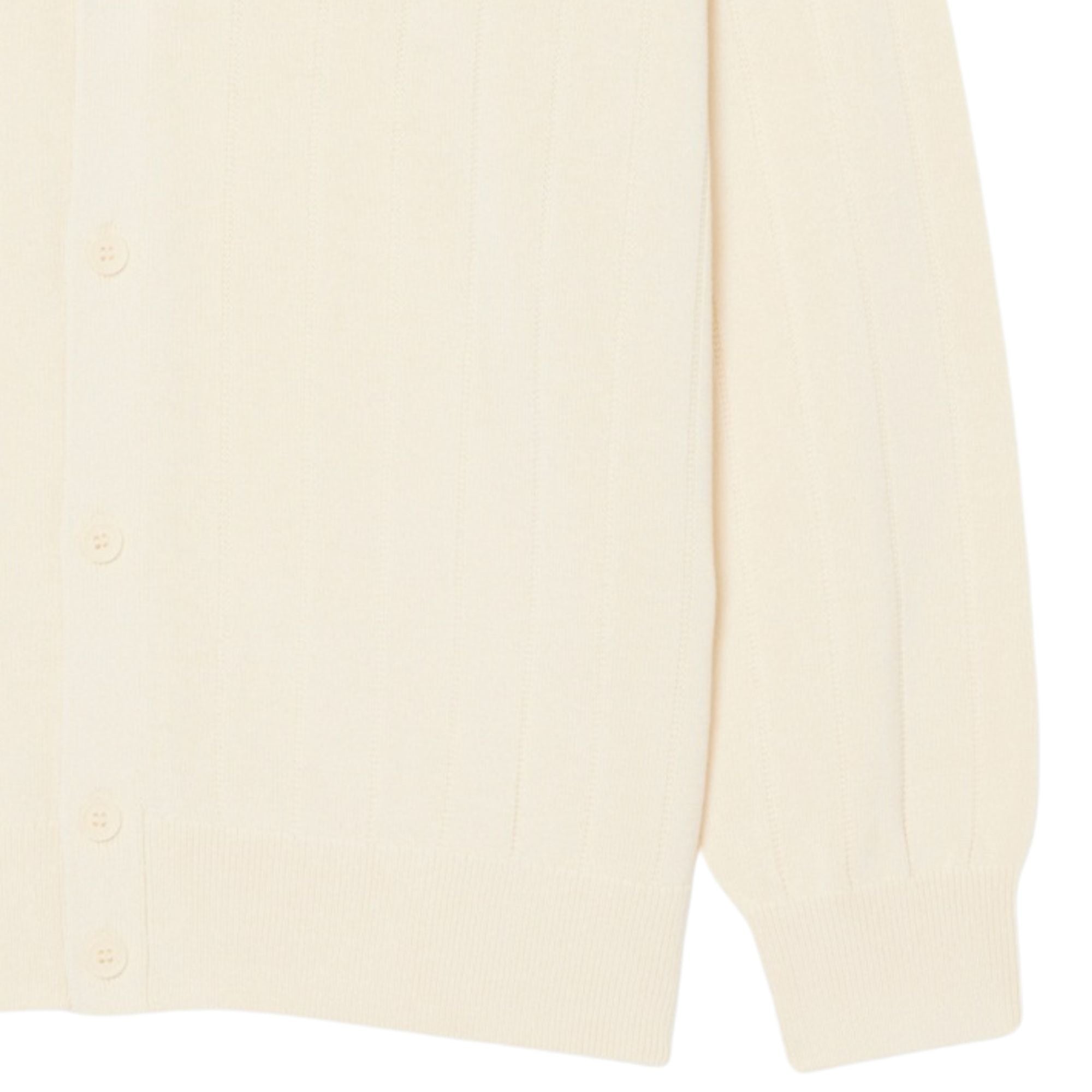 Rib Knit Cardigan - Natural