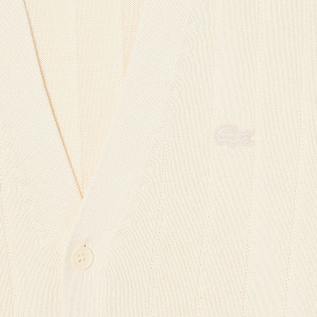 Rib Knit Cardigan - Natural