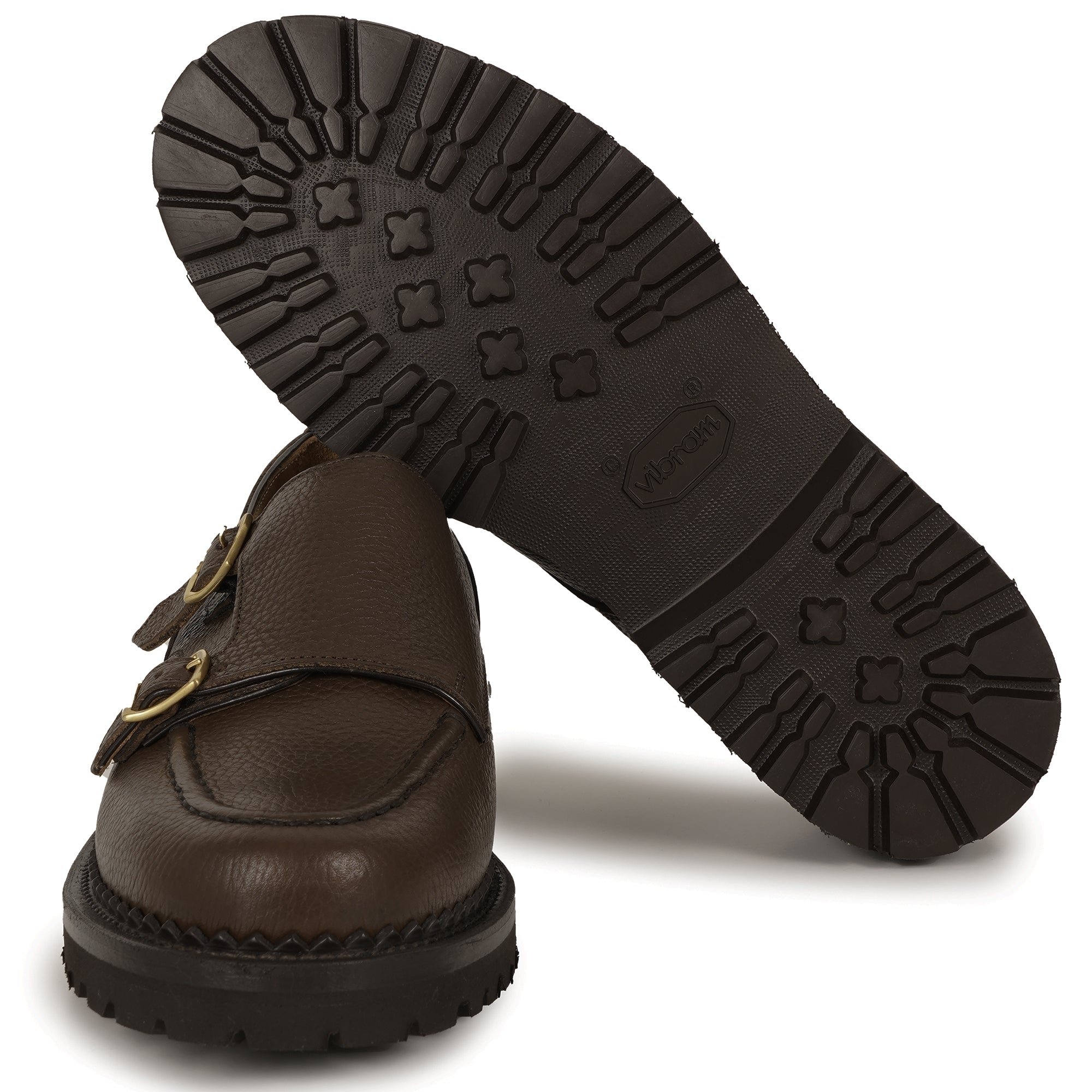 Double Monk Strap - Pale Brown