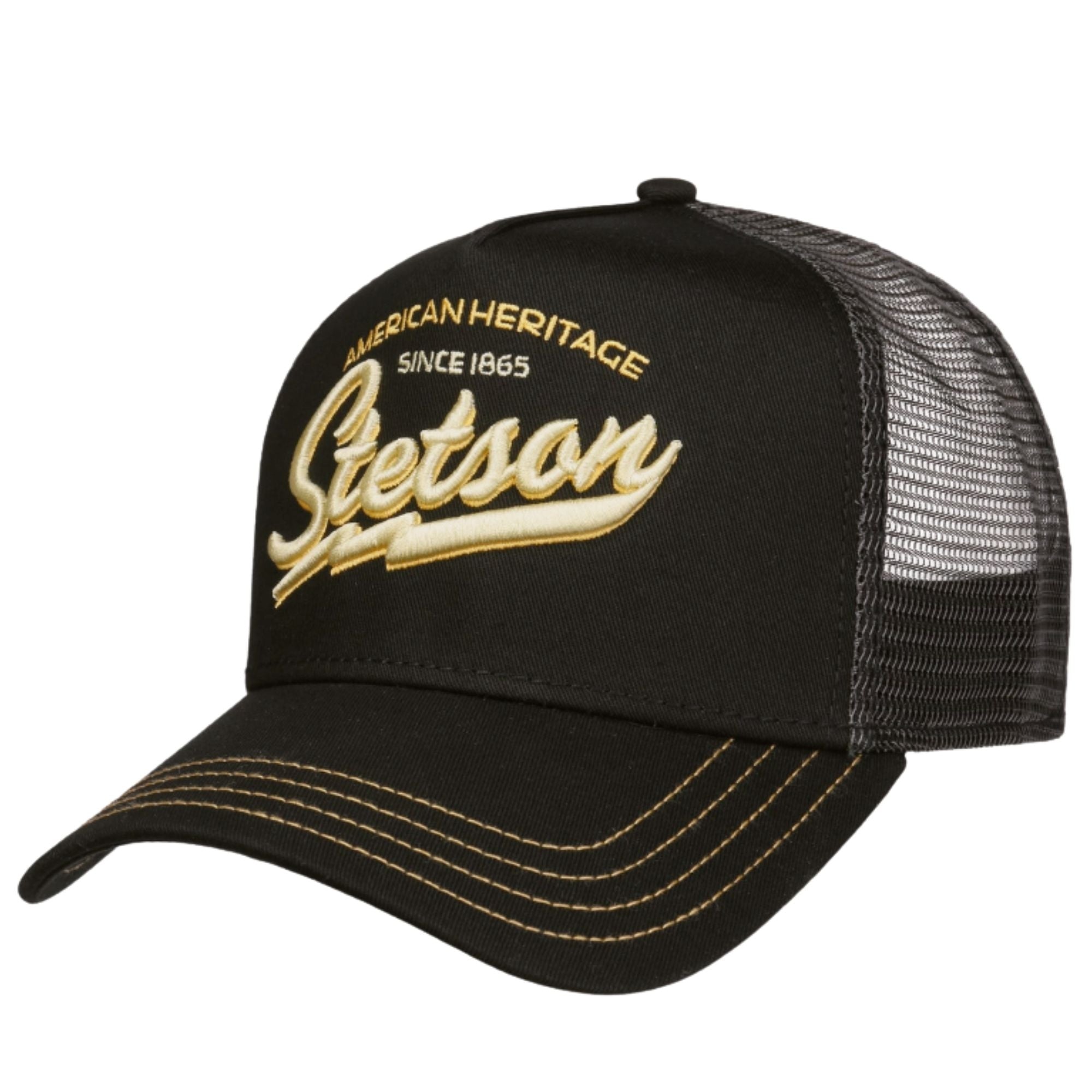 Stetson Hats Since 1865 Trucker Cap - Black