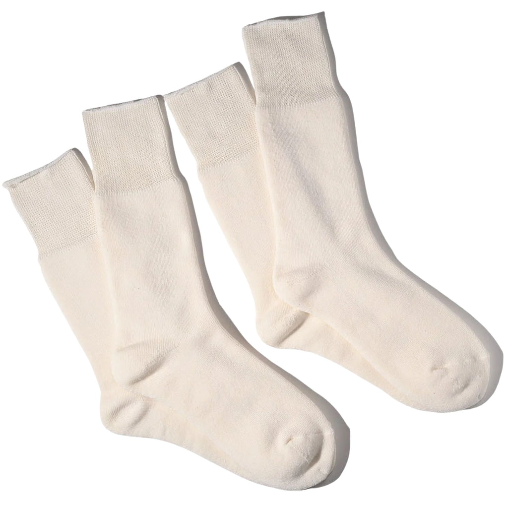 Full Pile Crew 2 Pack - Off White