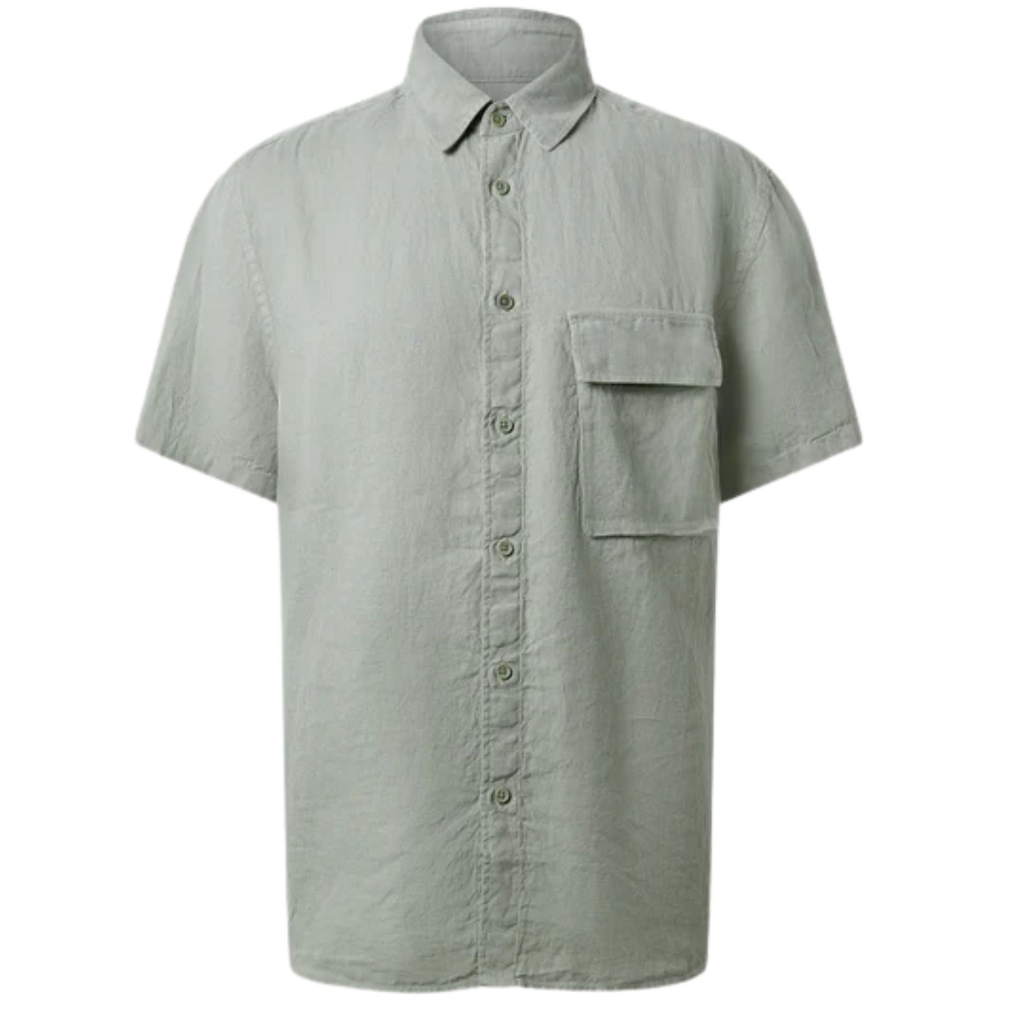 Scale Short Sleeve Shirt - Lichen