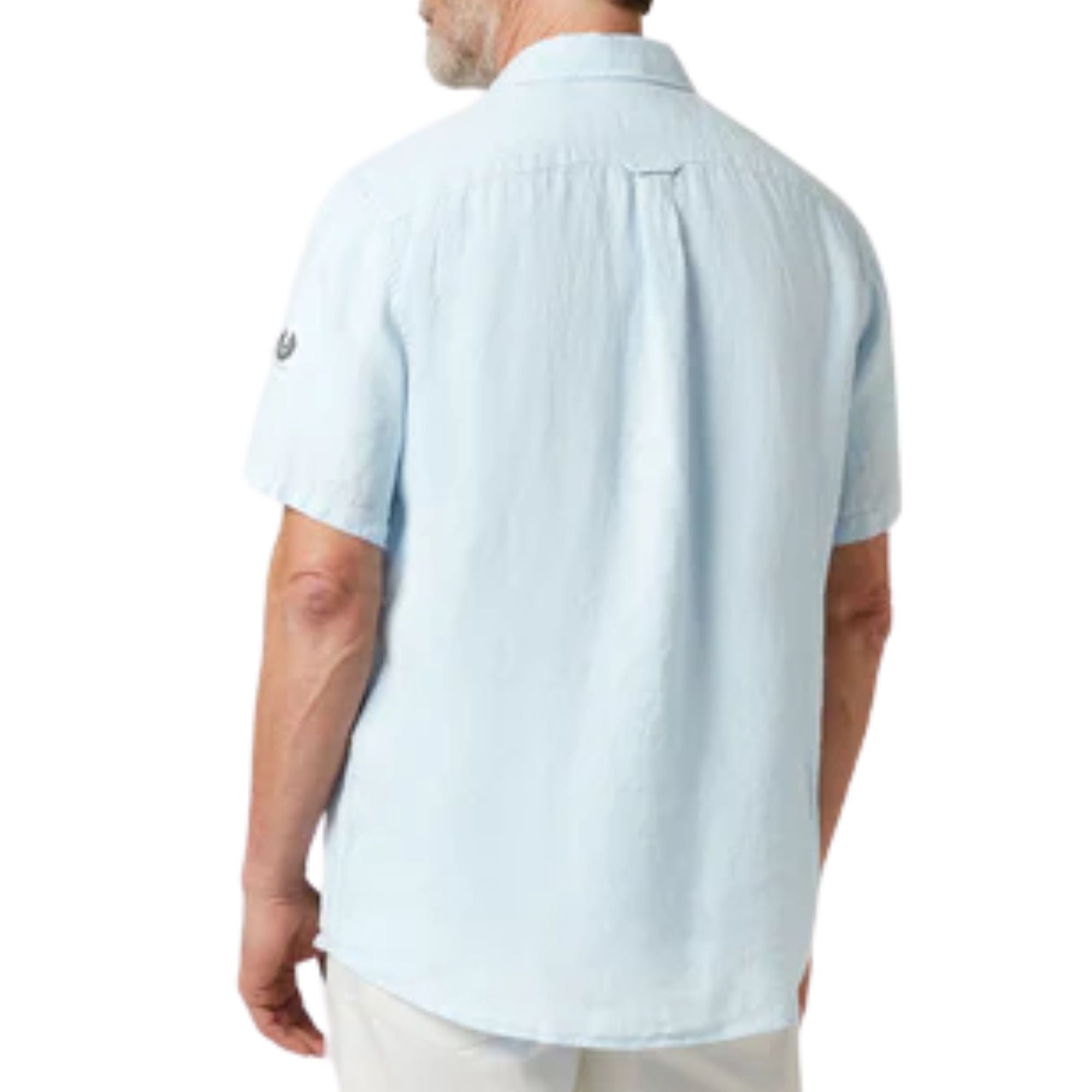 Scale Short Sleeve Shirt - Sky Blue