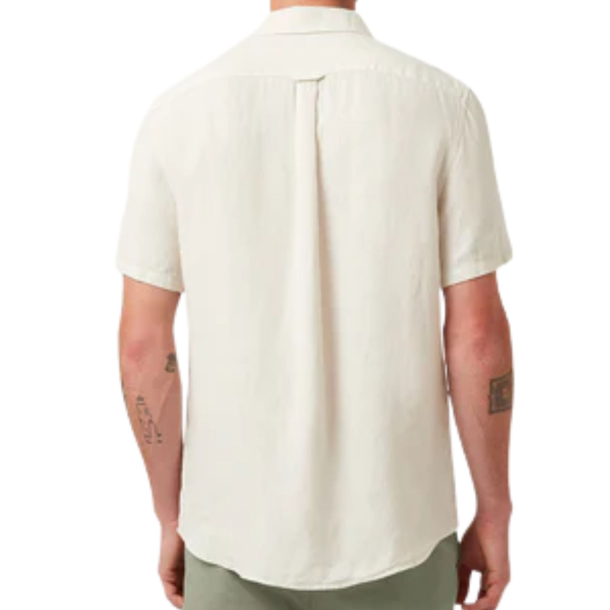 Scale Short Sleeve Shirt - Silver Birch