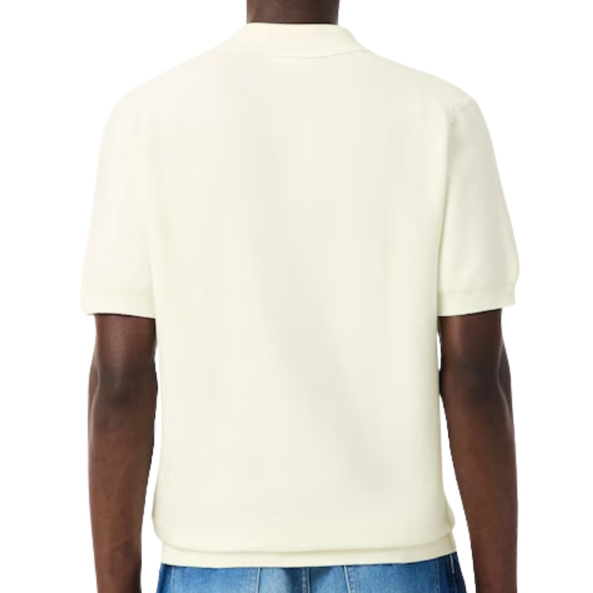 Knitted Polo Shirt - Flour