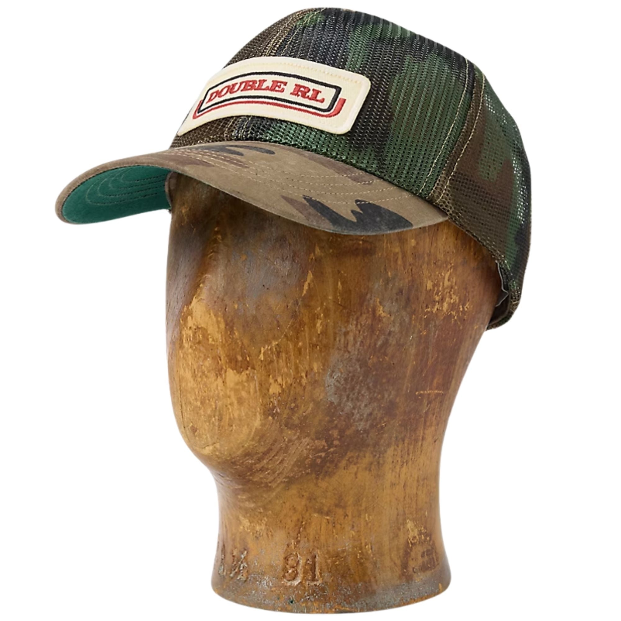 RRL by Ralph Lauren Logo-Patch Mesh Trucker Cap - Camo