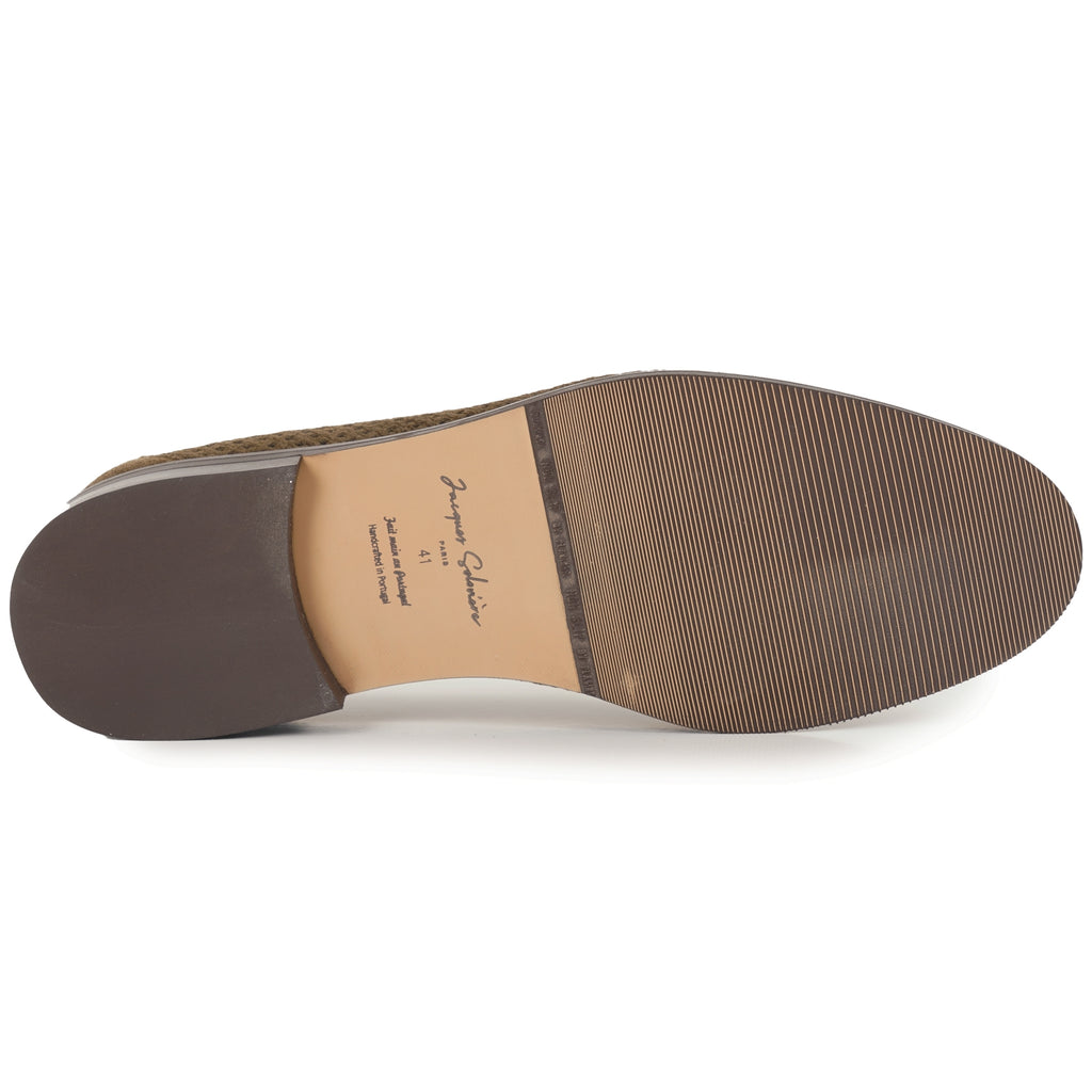 Jacques Soloviere Suede Perfo - Marron