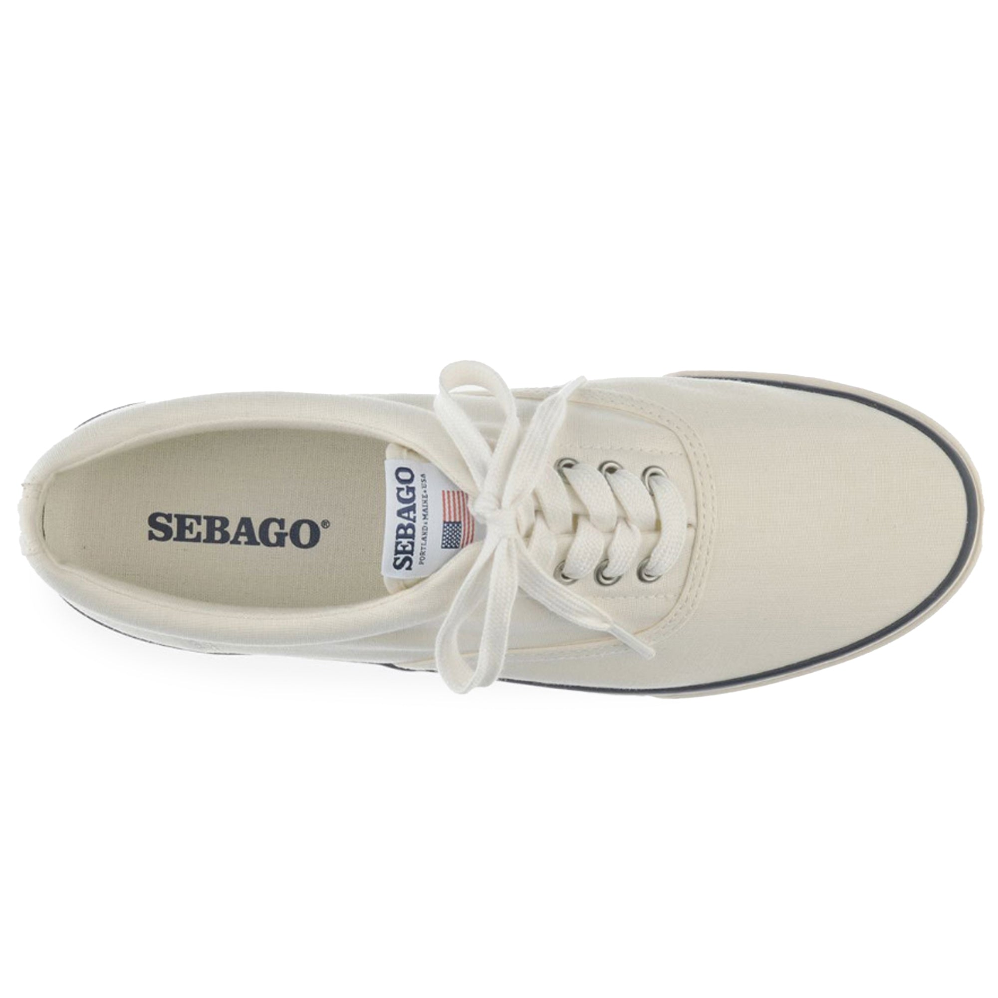 Sebago Hurricane Deck Trainer - Ecru