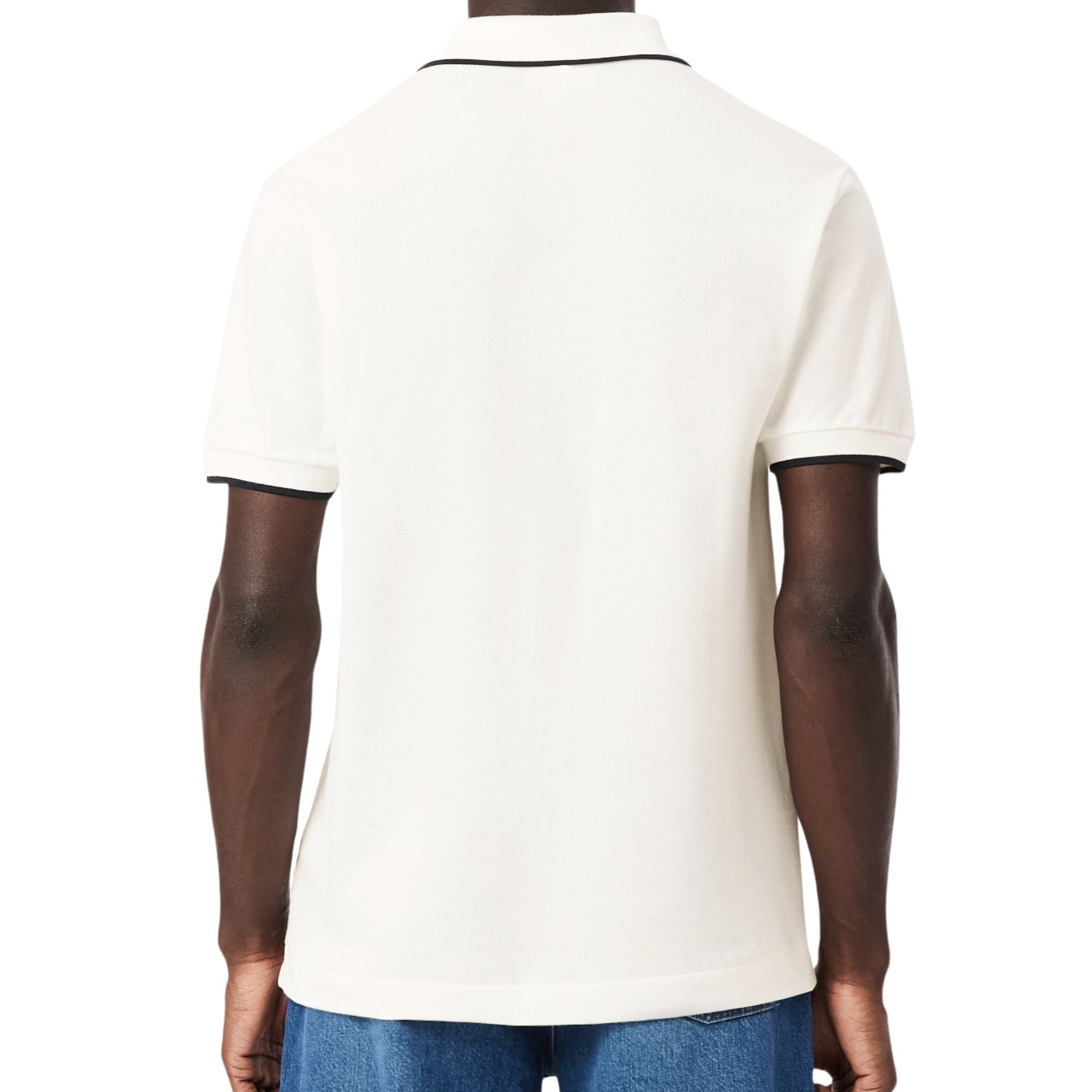 Classic Fit Pocket Accent Polo Shirt - White